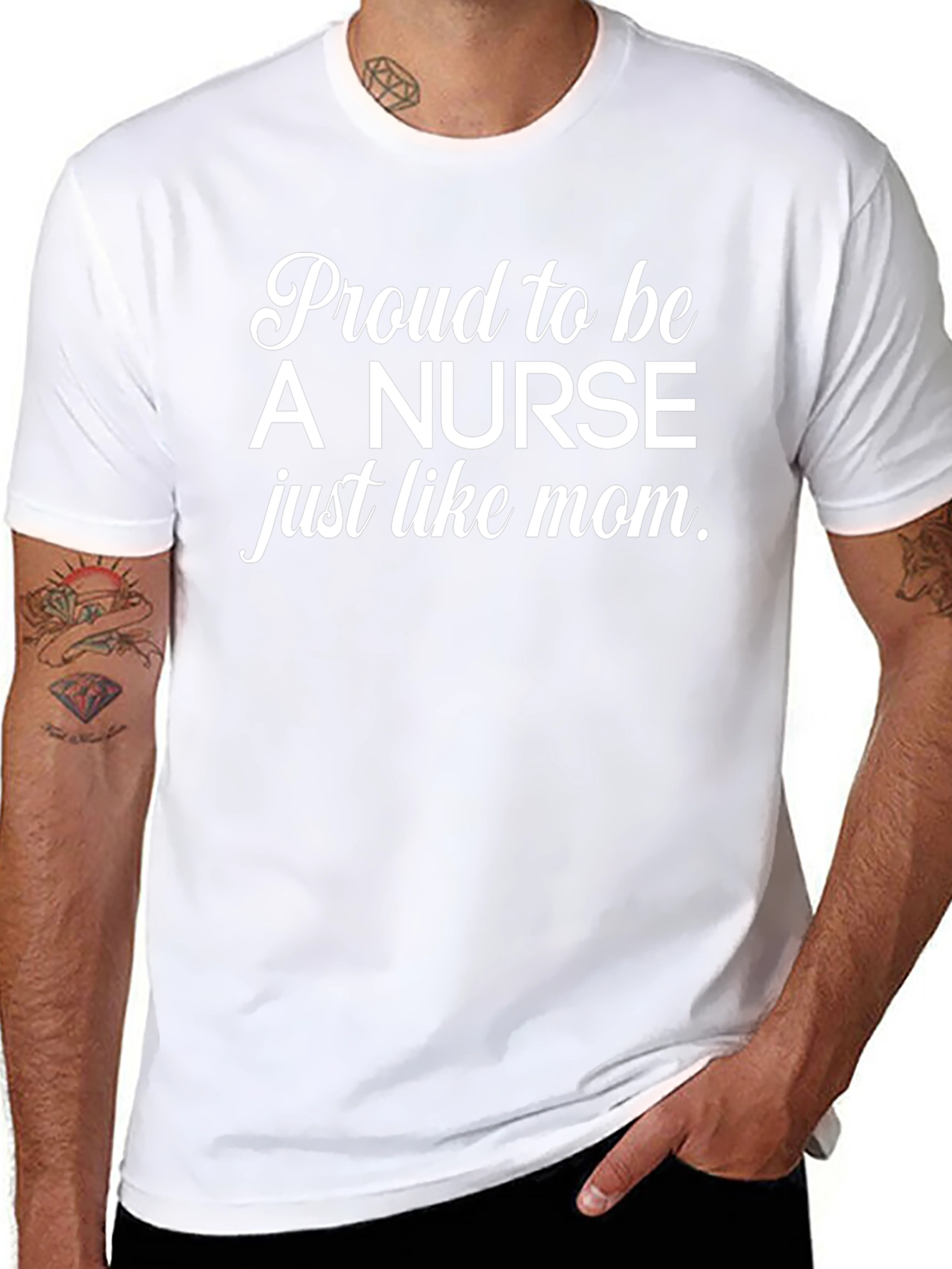 Proud Nurse Like Mom T-Shirt