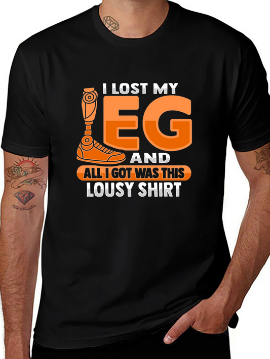 I Lost My Leg T-Shirt: Humor Tee for Amputees