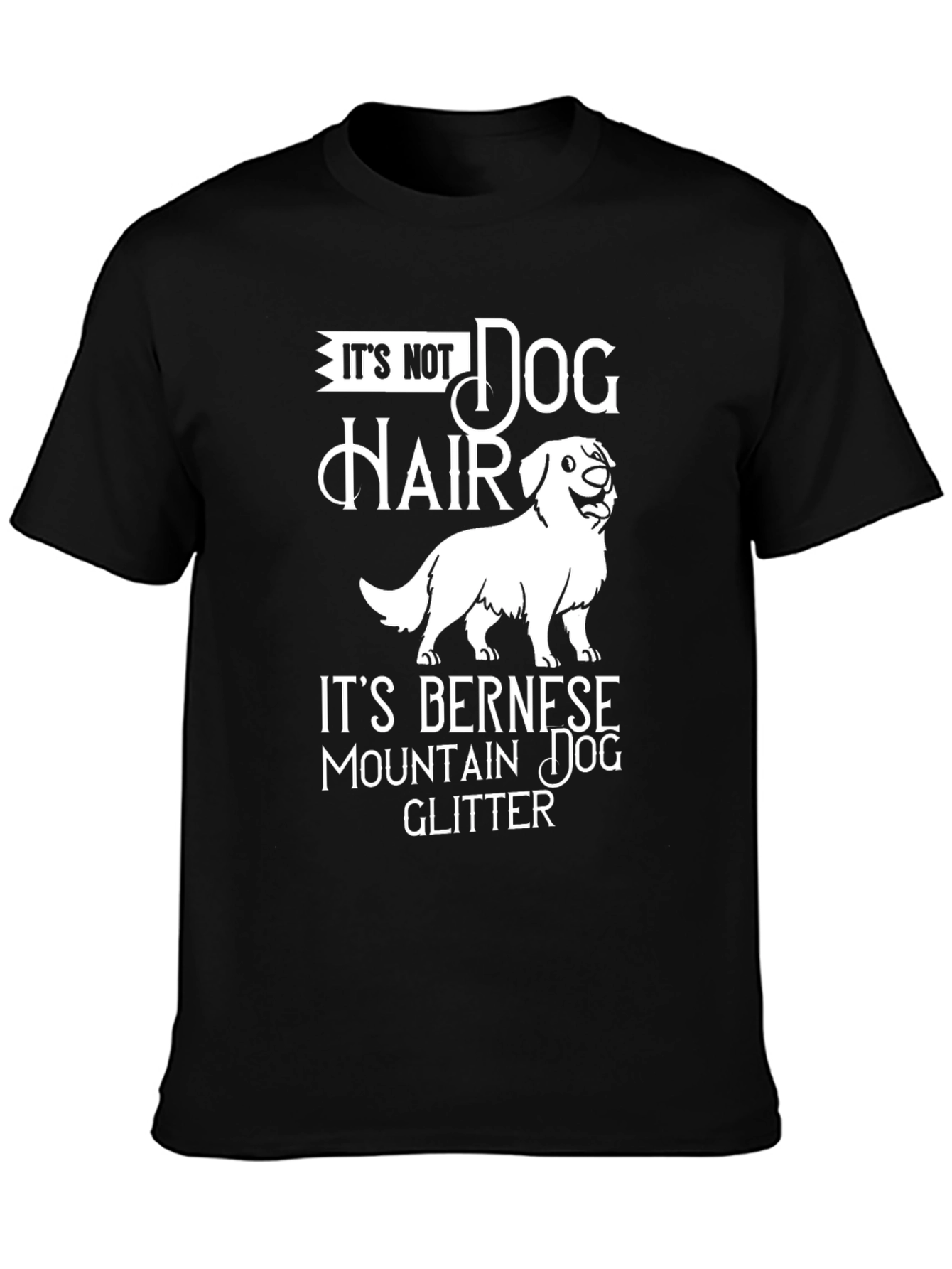 Bernese Mountain Dog Glitter T-Shirt