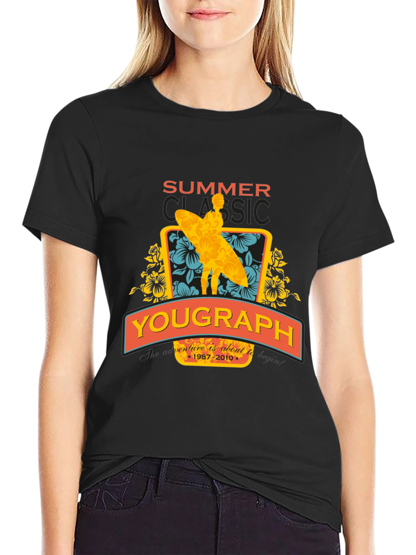 Summer Classic Surfer Graphic Tee