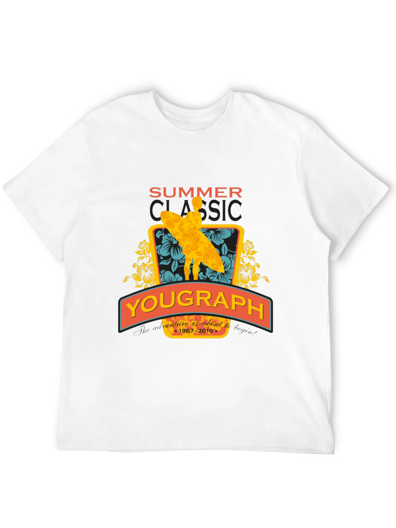 Summer Classic Surfer Graphic Tee