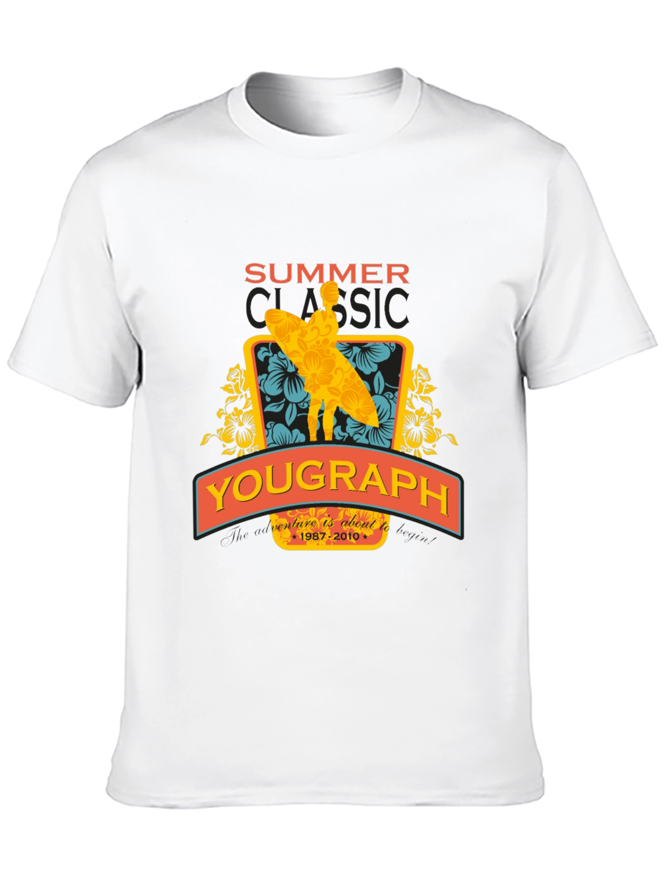 Summer Classic Surfer Graphic Tee