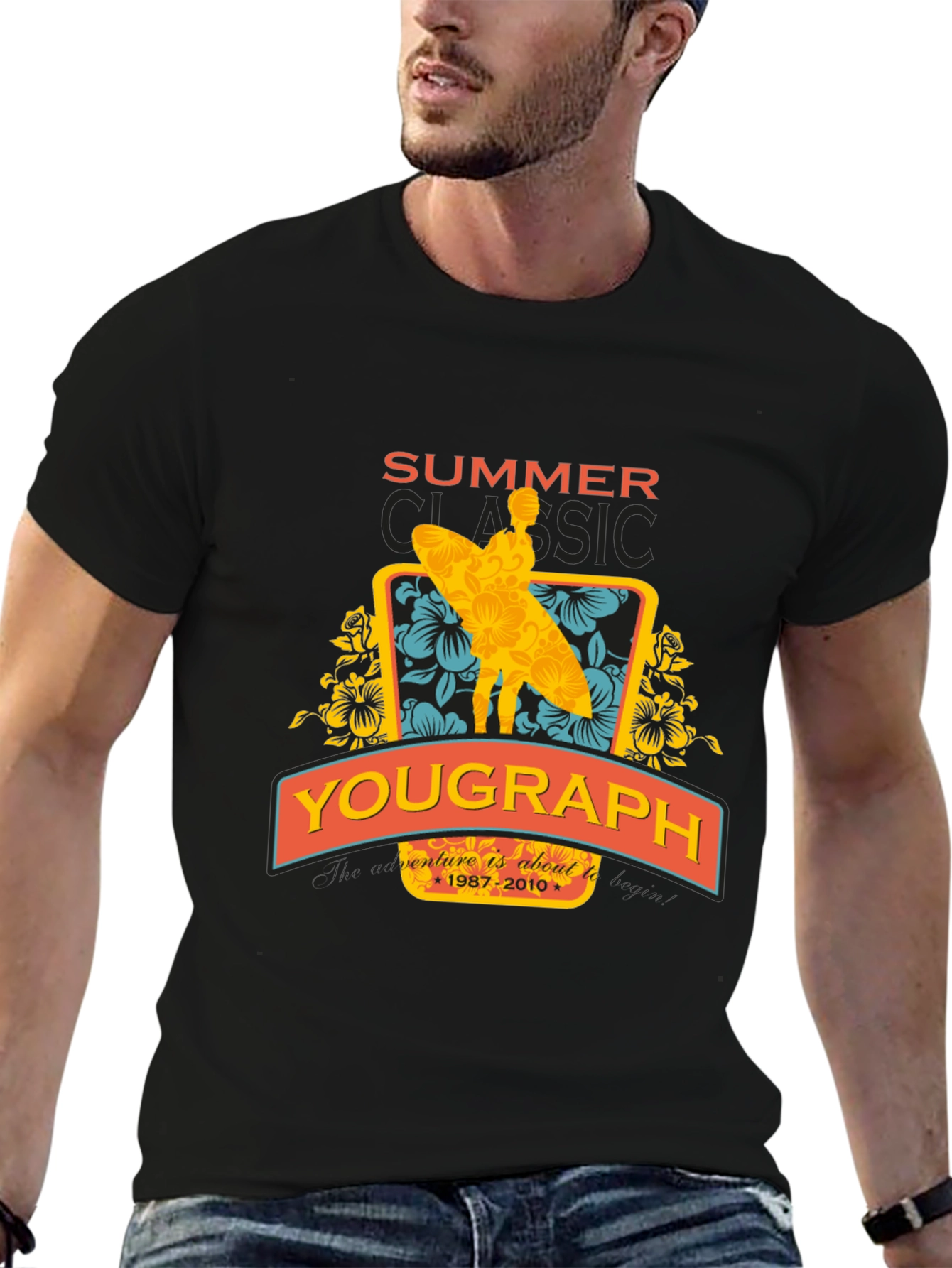 Summer Classic Surfer Graphic Tee