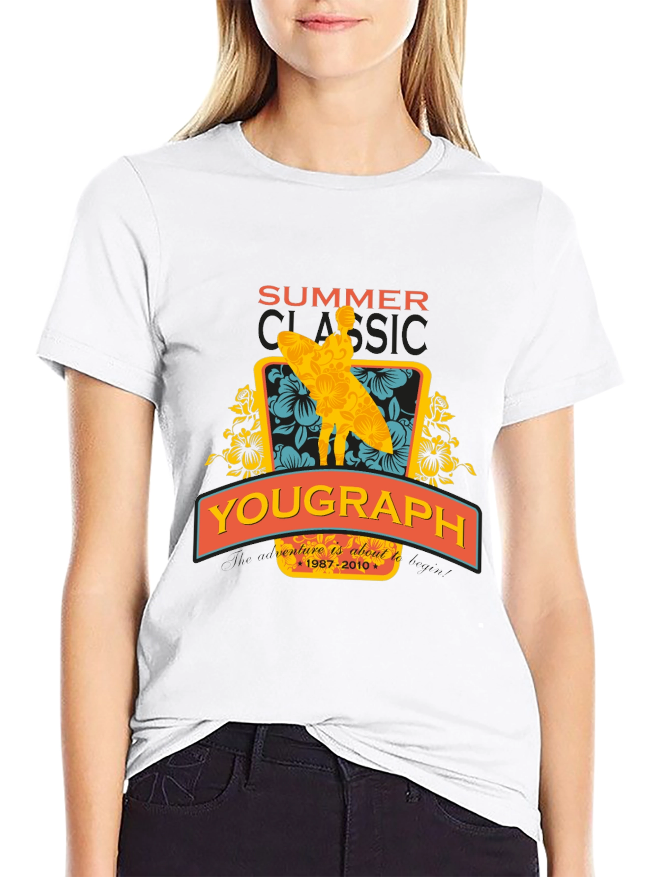 Summer Classic Surfer Graphic Tee