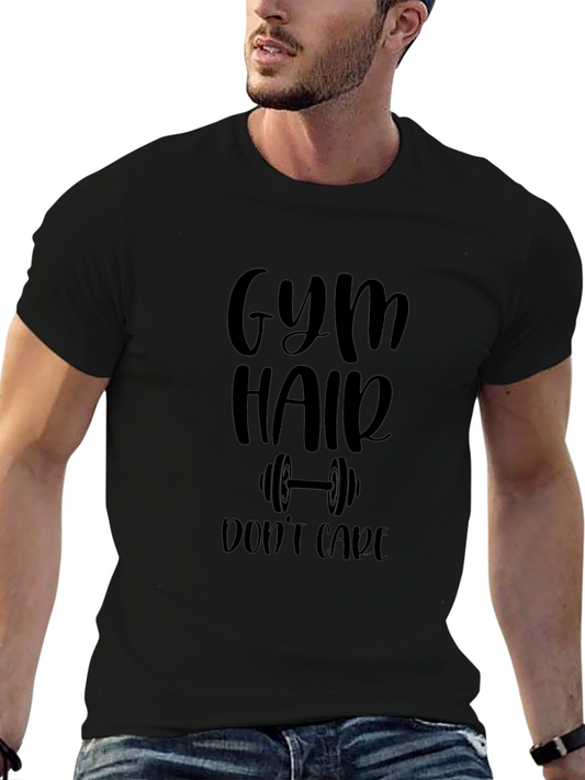 Gym Hair Dont Care T-Shirt - Workout Apparel