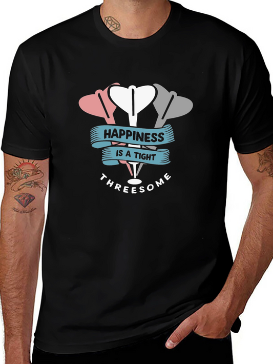 Happiness Threesome Dart T-Shirt