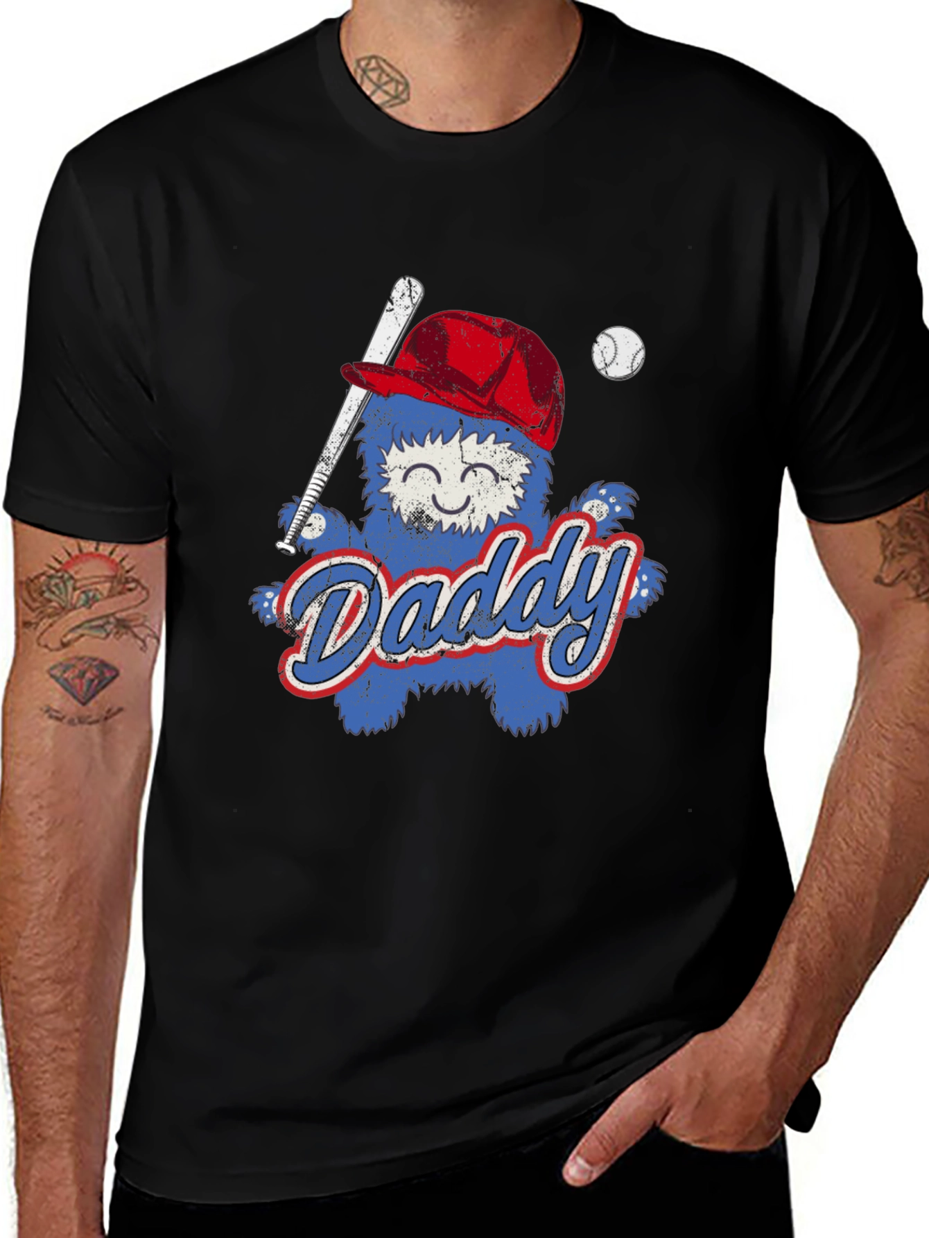 Daddy Baseball T-Shirt - Fathers Day Gift