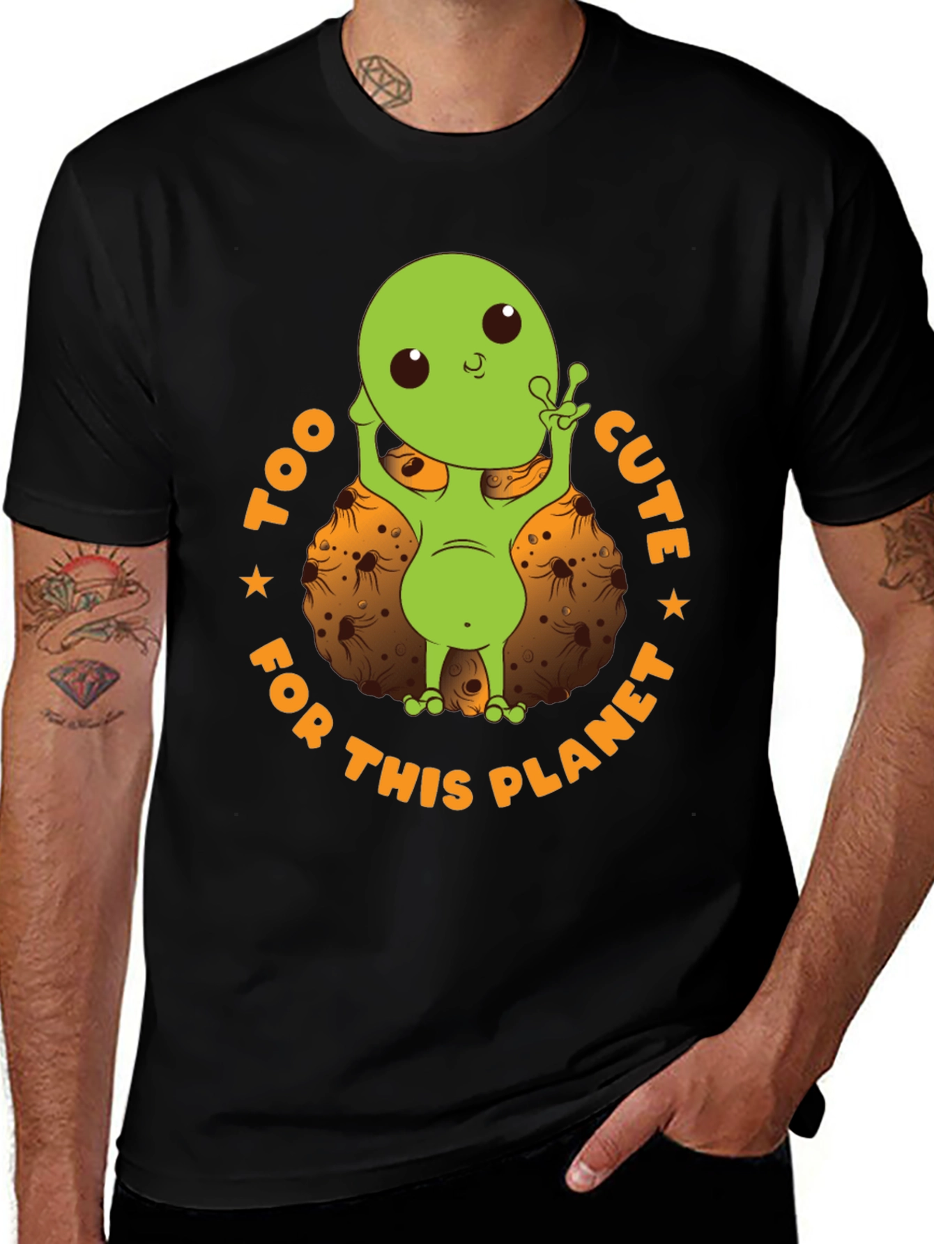 Alien Cute Planet T-Shirt