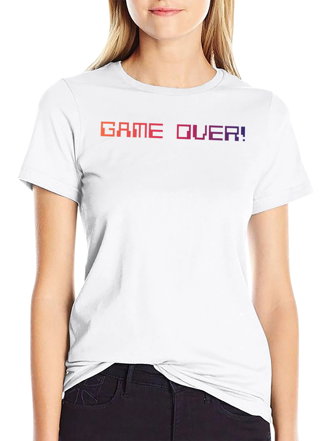 Game Over T-Shirt - Retro Pixel Design