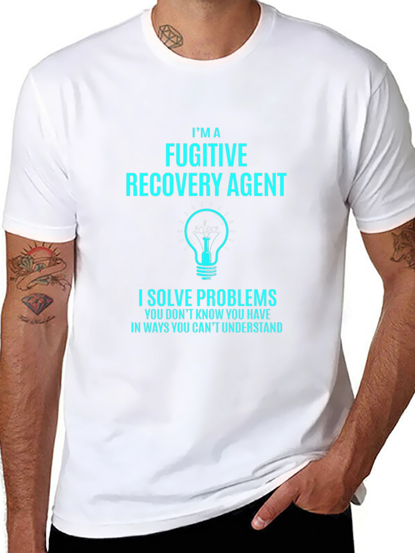 Fugitive Recovery Agent T-Shirt - Problem Solver Tee