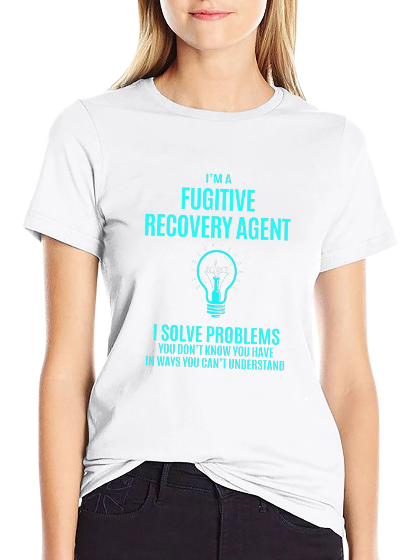 Fugitive Recovery Agent T-Shirt - Problem Solver Tee
