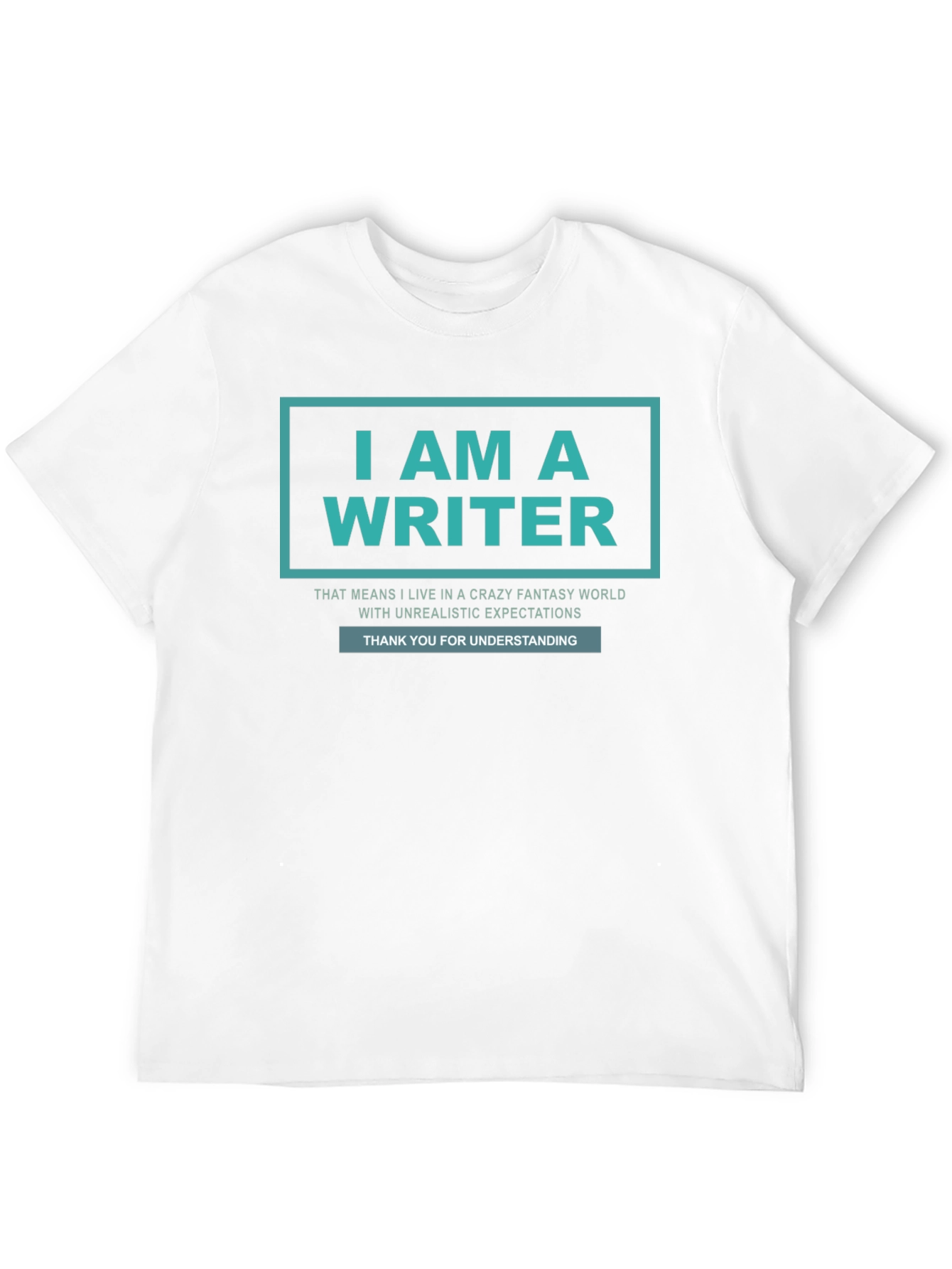I AM A WRITER T-Shirt - Black Tee