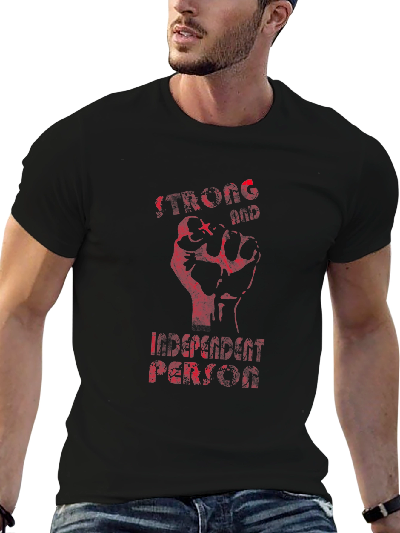 Strong Independent Person Graphic Tee