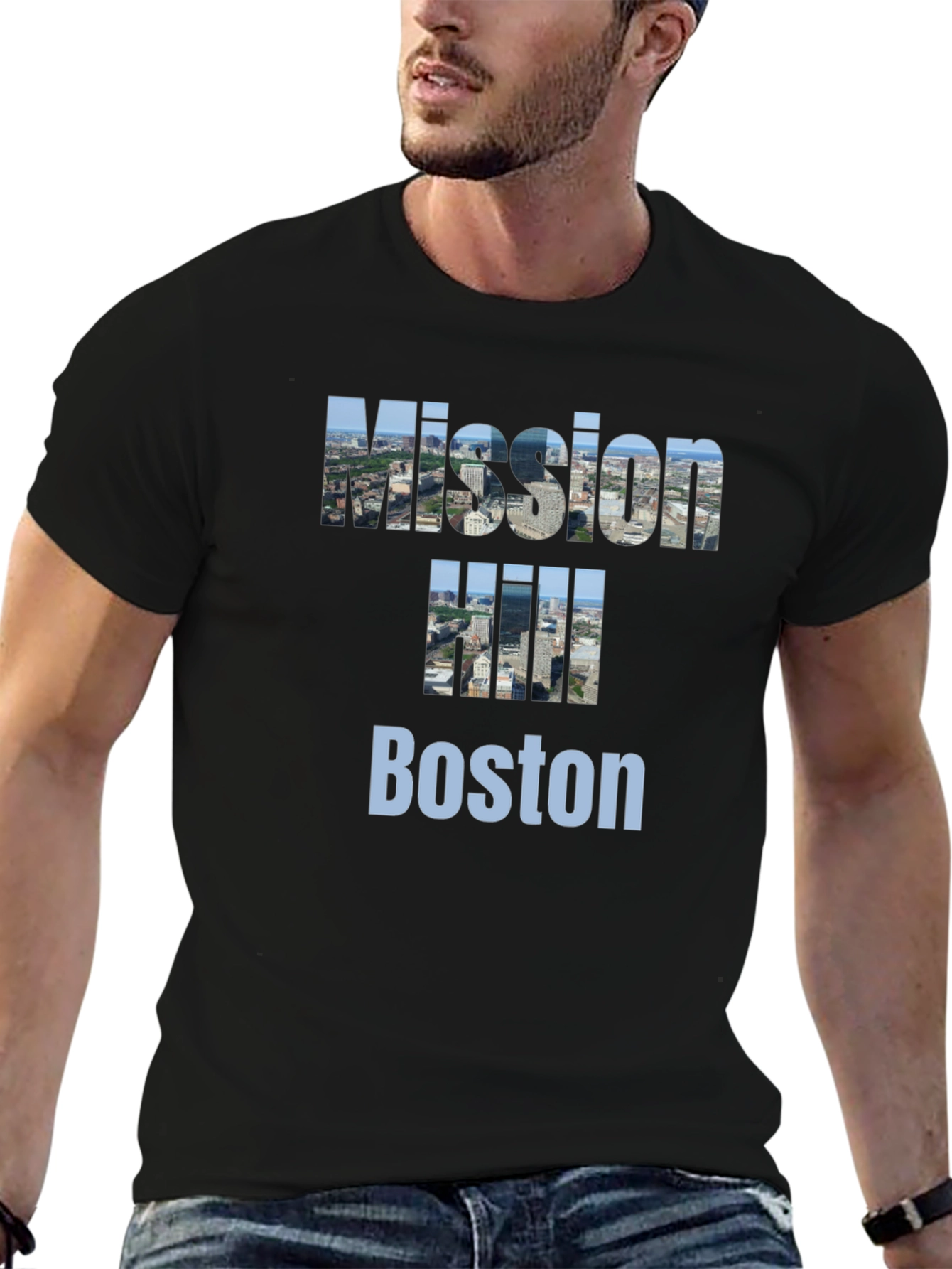 Mission Hill Boston Graphic Tee - Cityscape T-Shirt