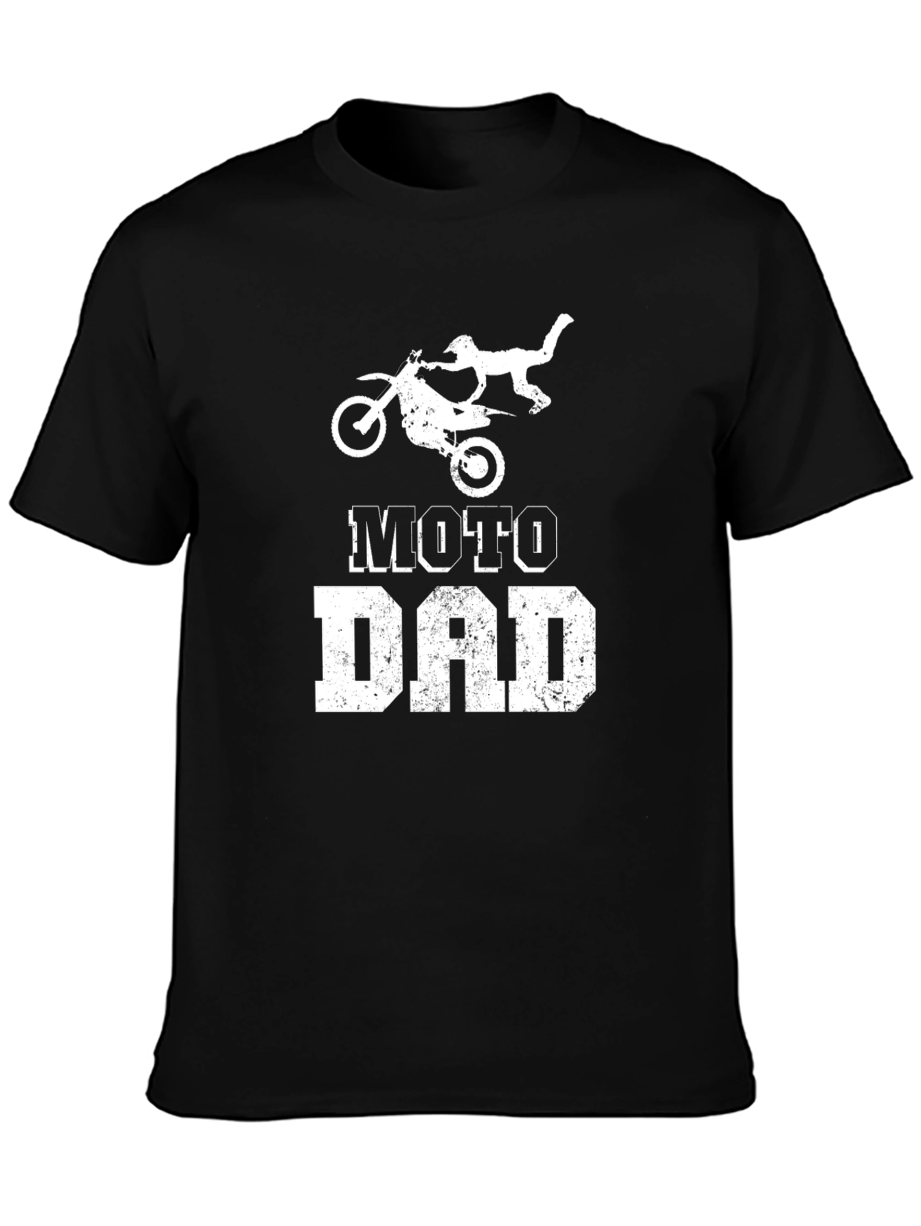 Moto Dad T-Shirt - Black