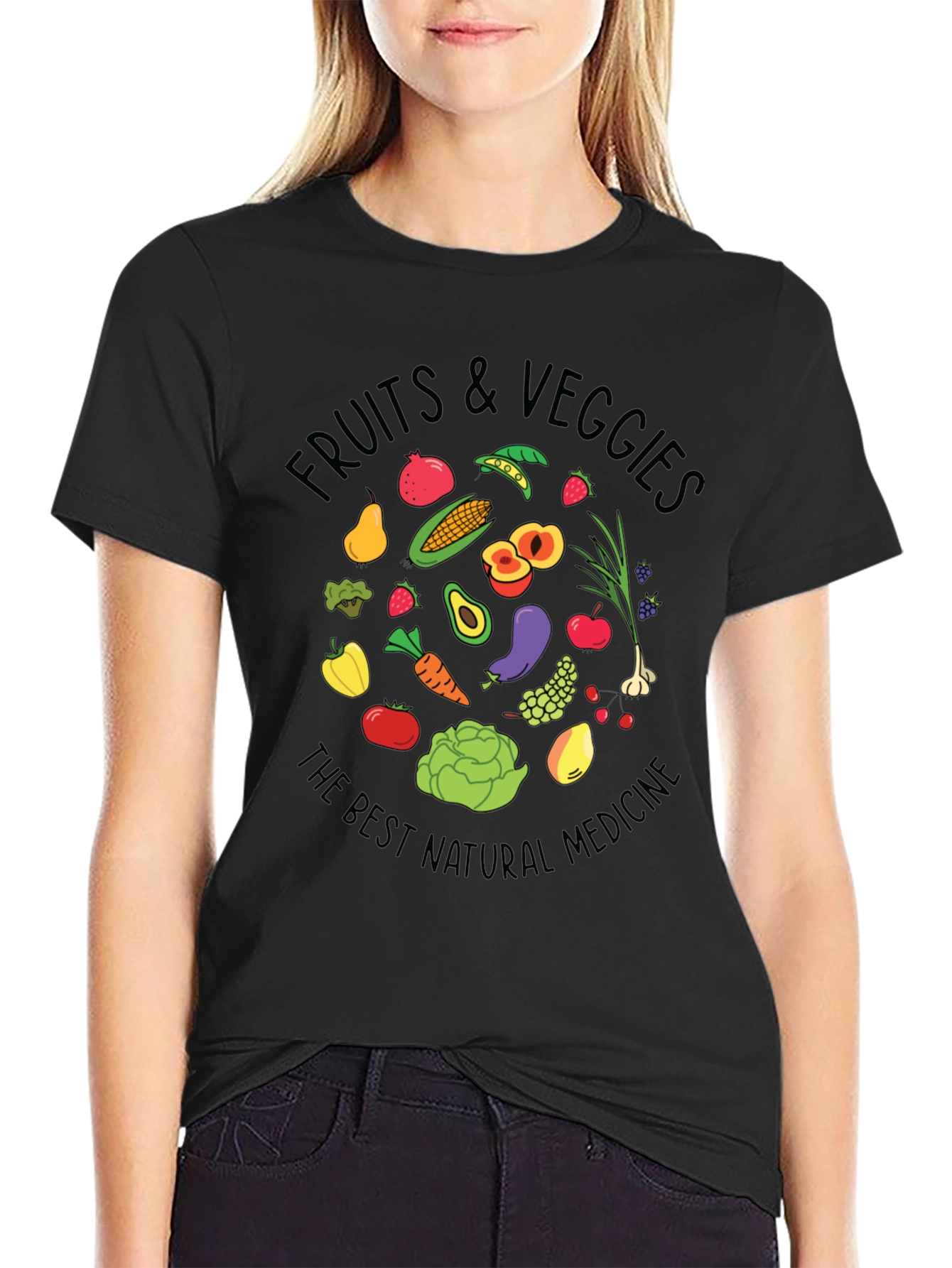 Fruits & Veggies T-Shirt - Natural Medicine Graphic Tee
