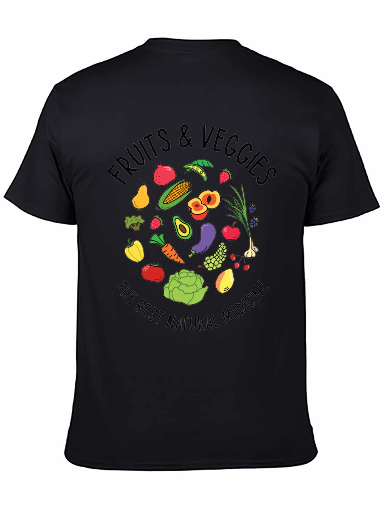 Fruits & Veggies T-Shirt - Natural Medicine Graphic Tee