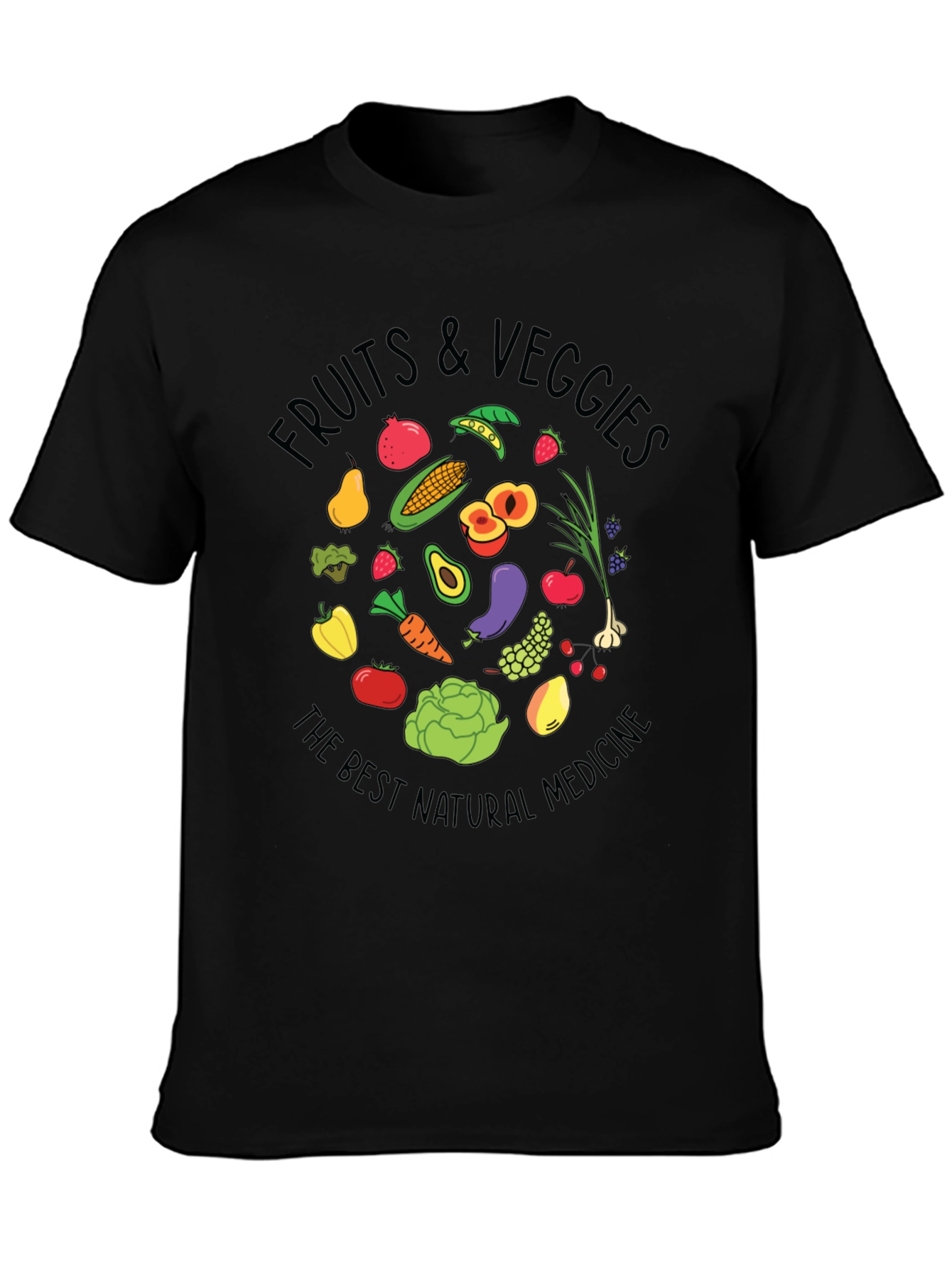 Fruits & Veggies T-Shirt - Natural Medicine Graphic Tee