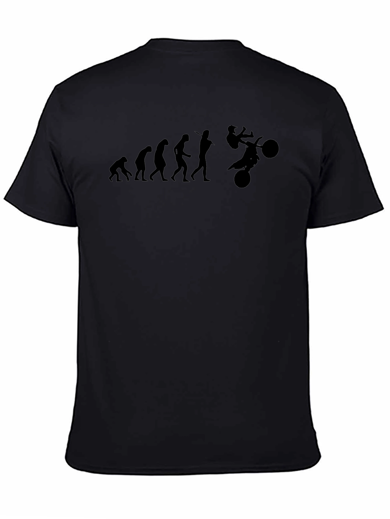 Evolution to Motocross Rider Black T-Shirt