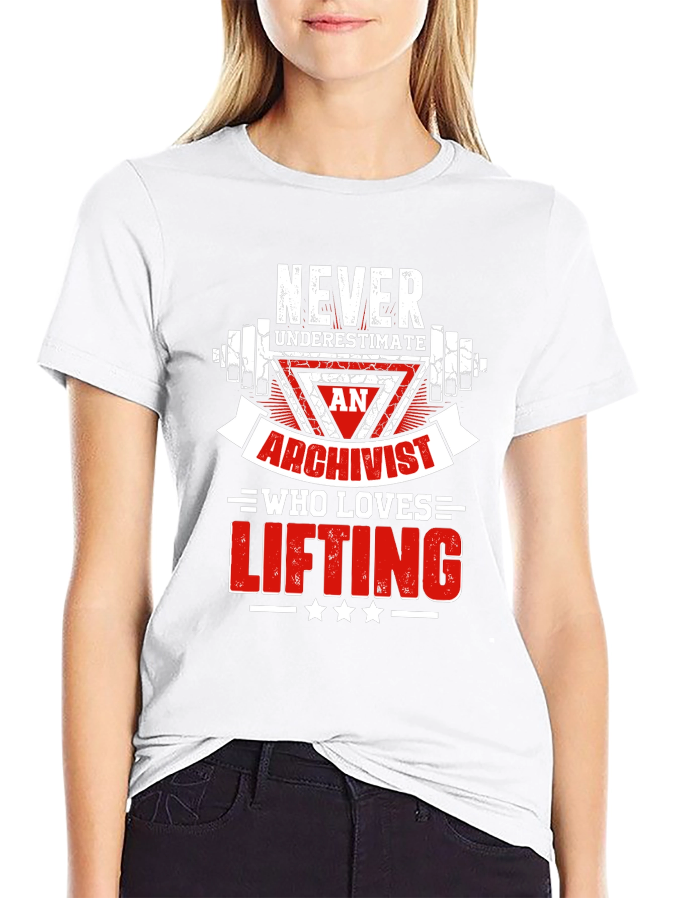 Archivist Who Loves Lifting T-Shirt - Gym Gift