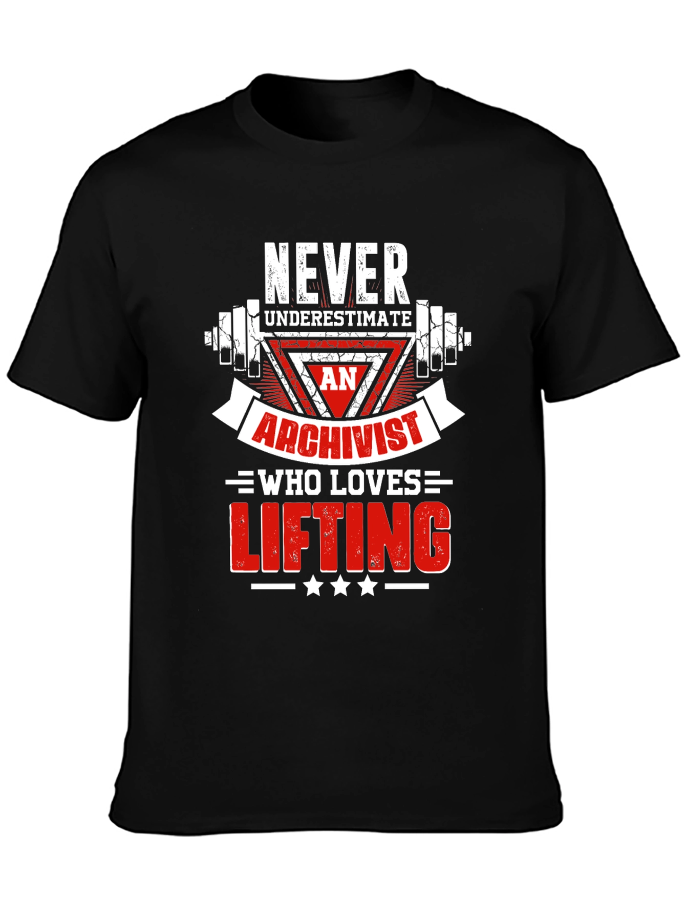 Archivist Who Loves Lifting T-Shirt - Gym Gift