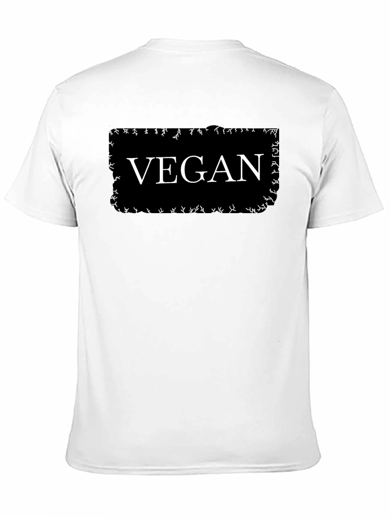 Vegan Graphic T-Shirt - Black