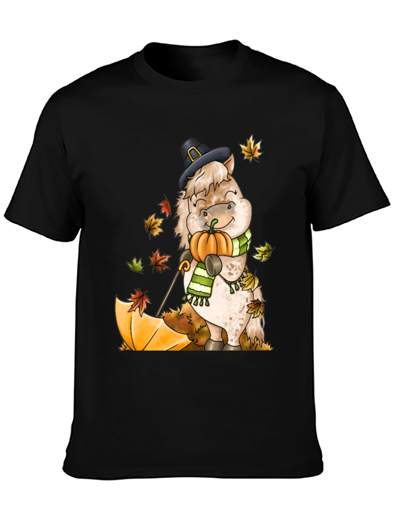 Festive Fall Horse T-Shirt