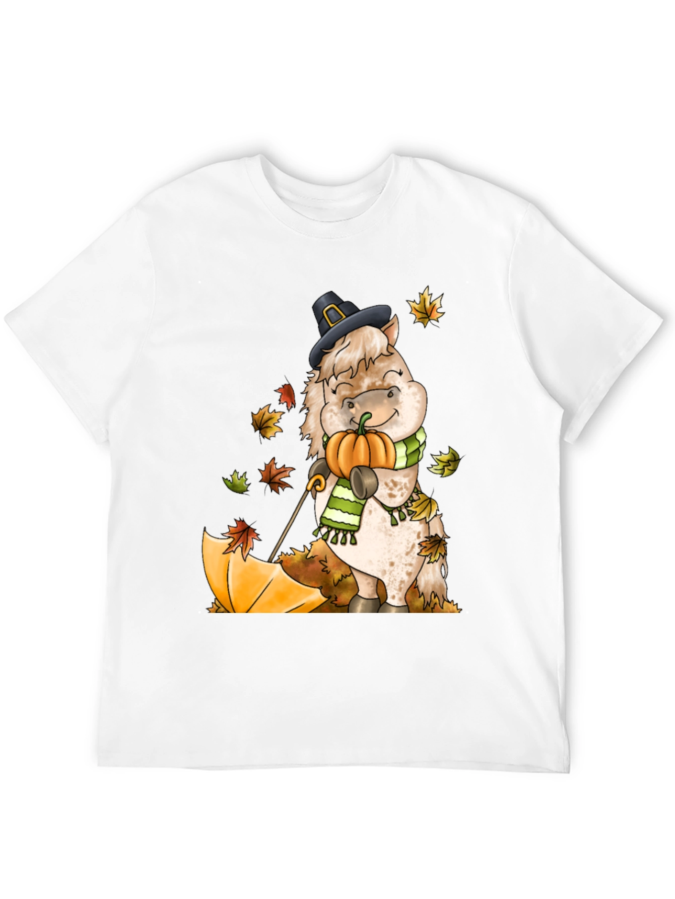Festive Fall Horse T-Shirt