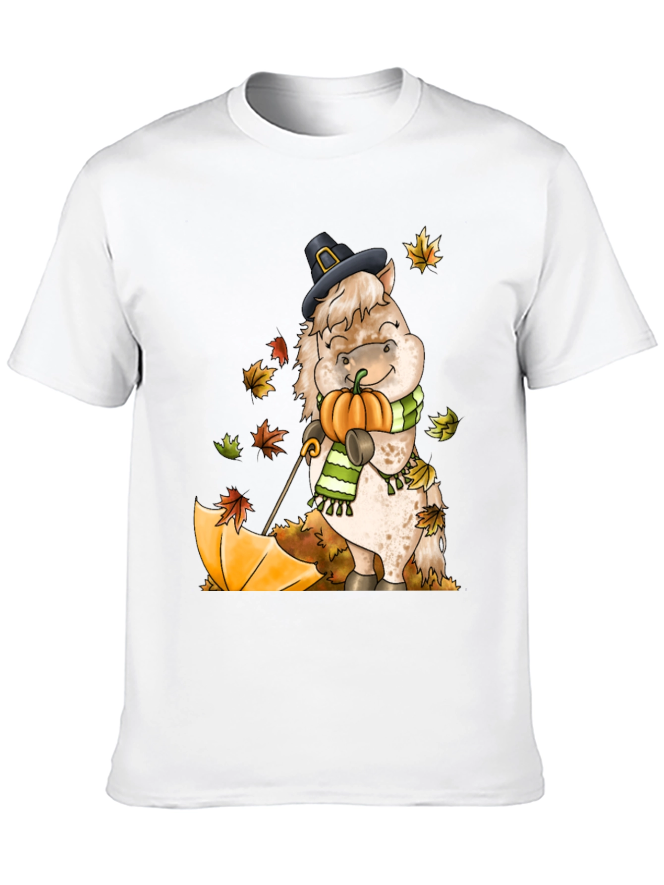 Festive Fall Horse T-Shirt