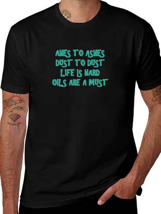 Ashes to Ashes Funny Graphic Novelty T-Shirt