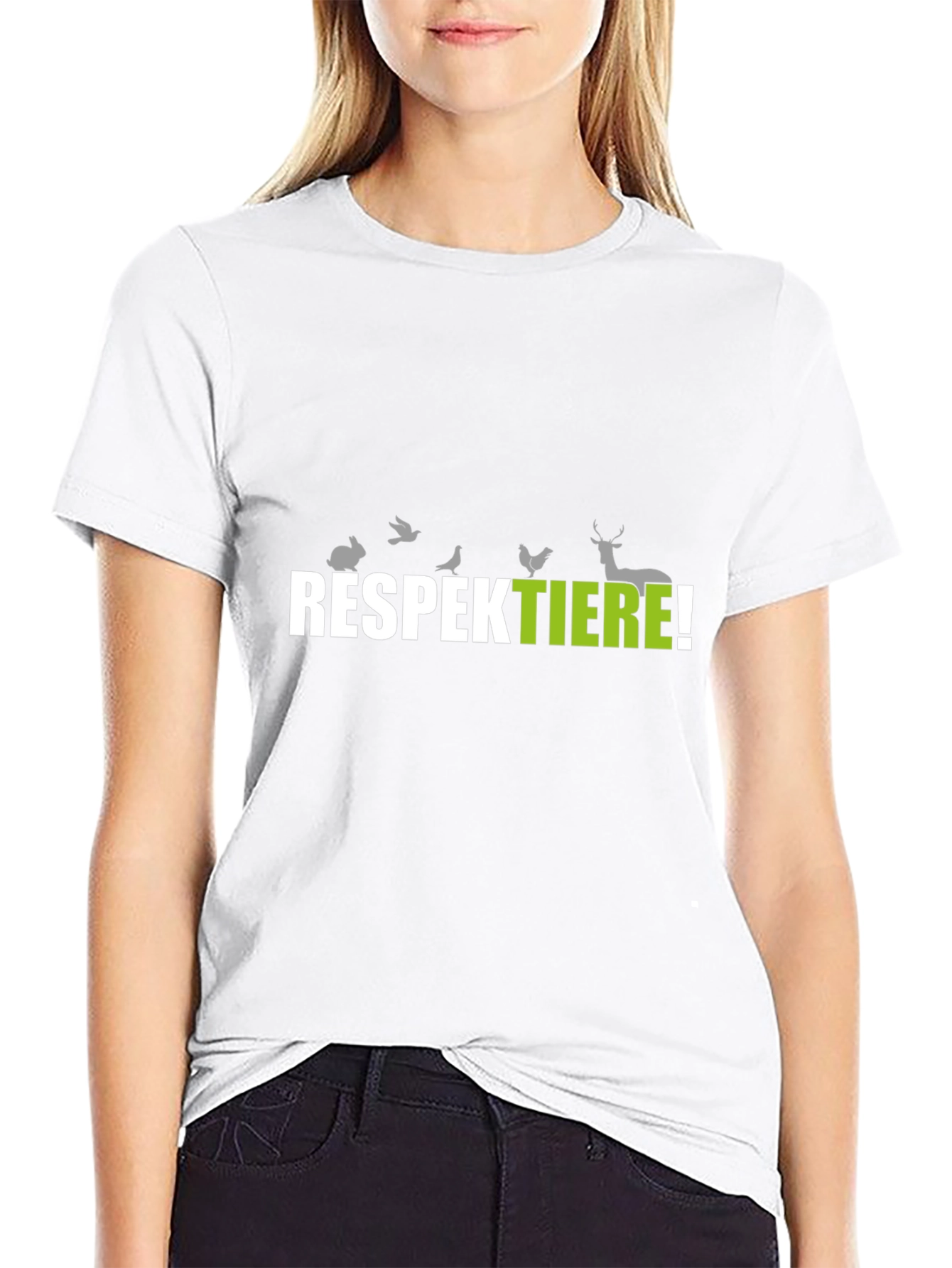 Respektiere! Respect Animals T-Shirt - Black