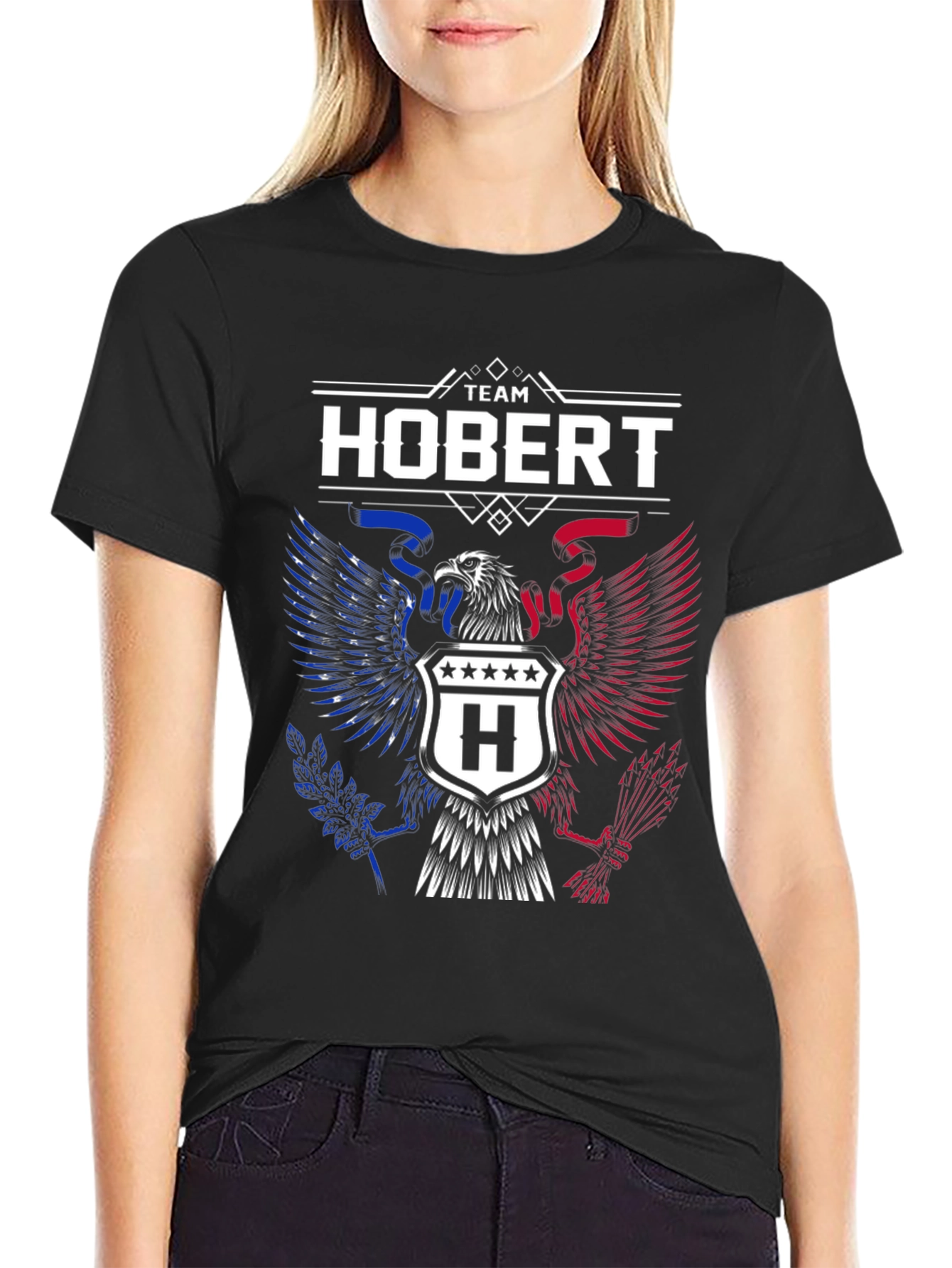 Team Hobert Patriotic Eagle T-Shirt