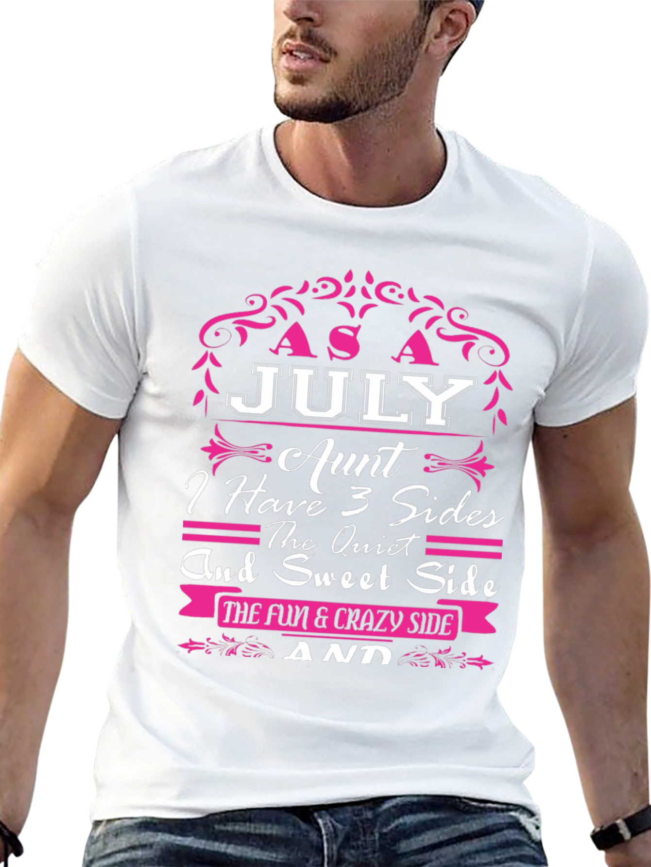 July Aunt T-Shirt - 3 Sides