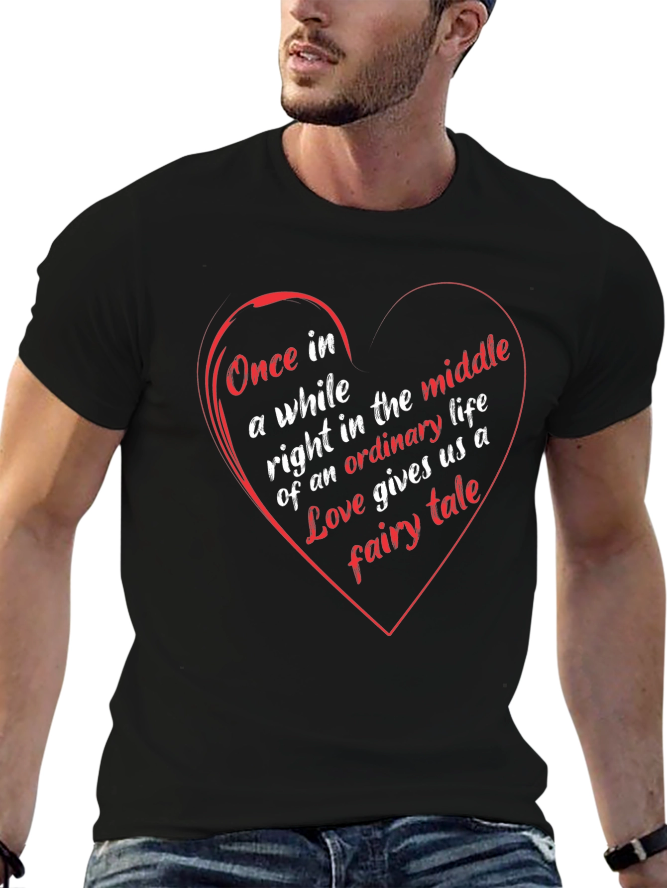 Romantic Love Heart T-Shirt
