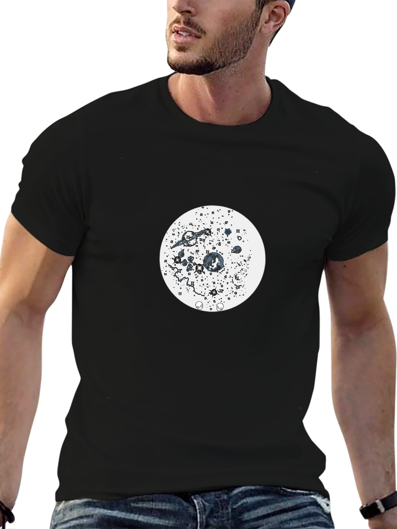Abstract Moon T-Shirt