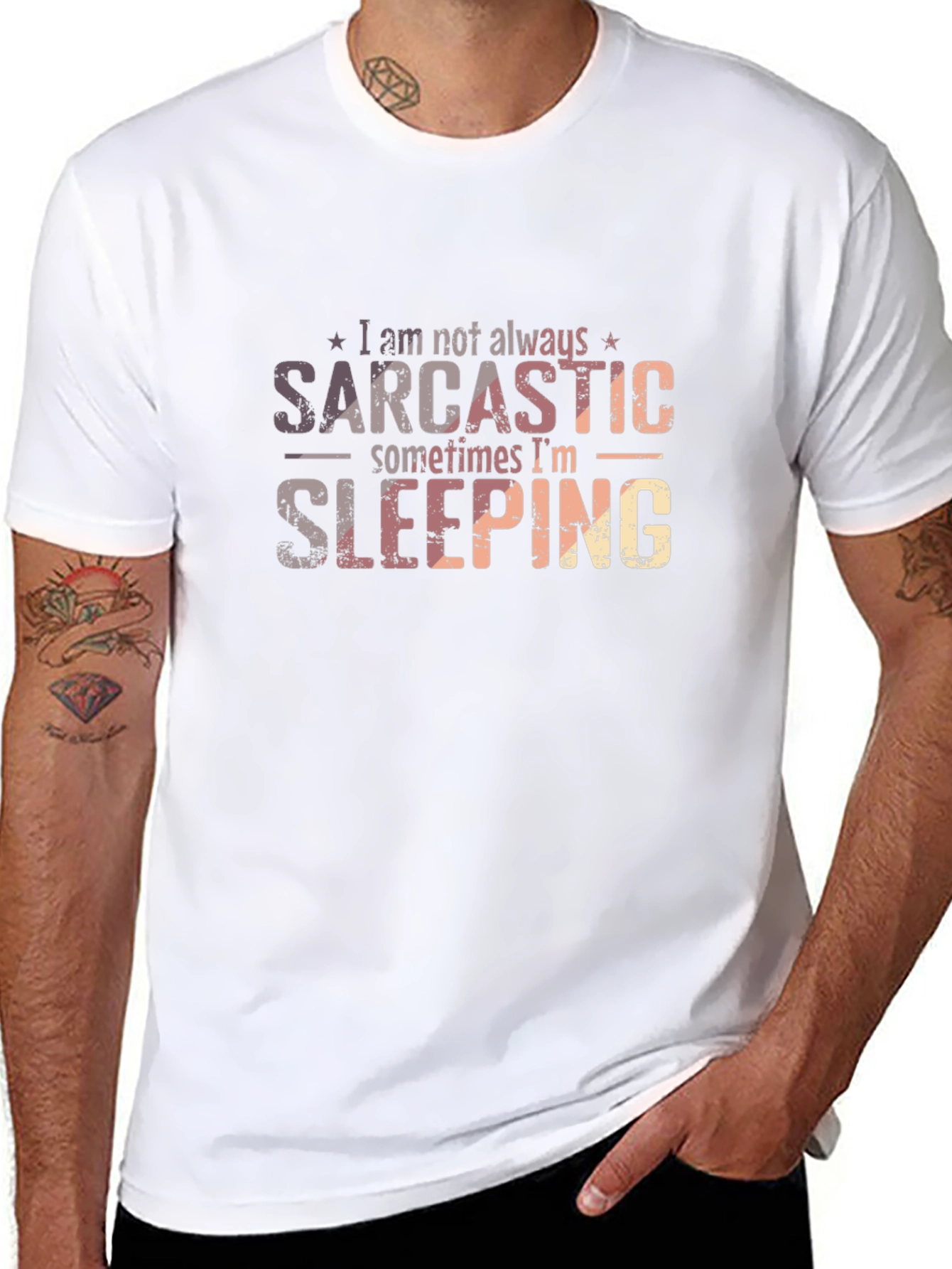Sarcastic Sleeping T-Shirt Funny Graphic Tee