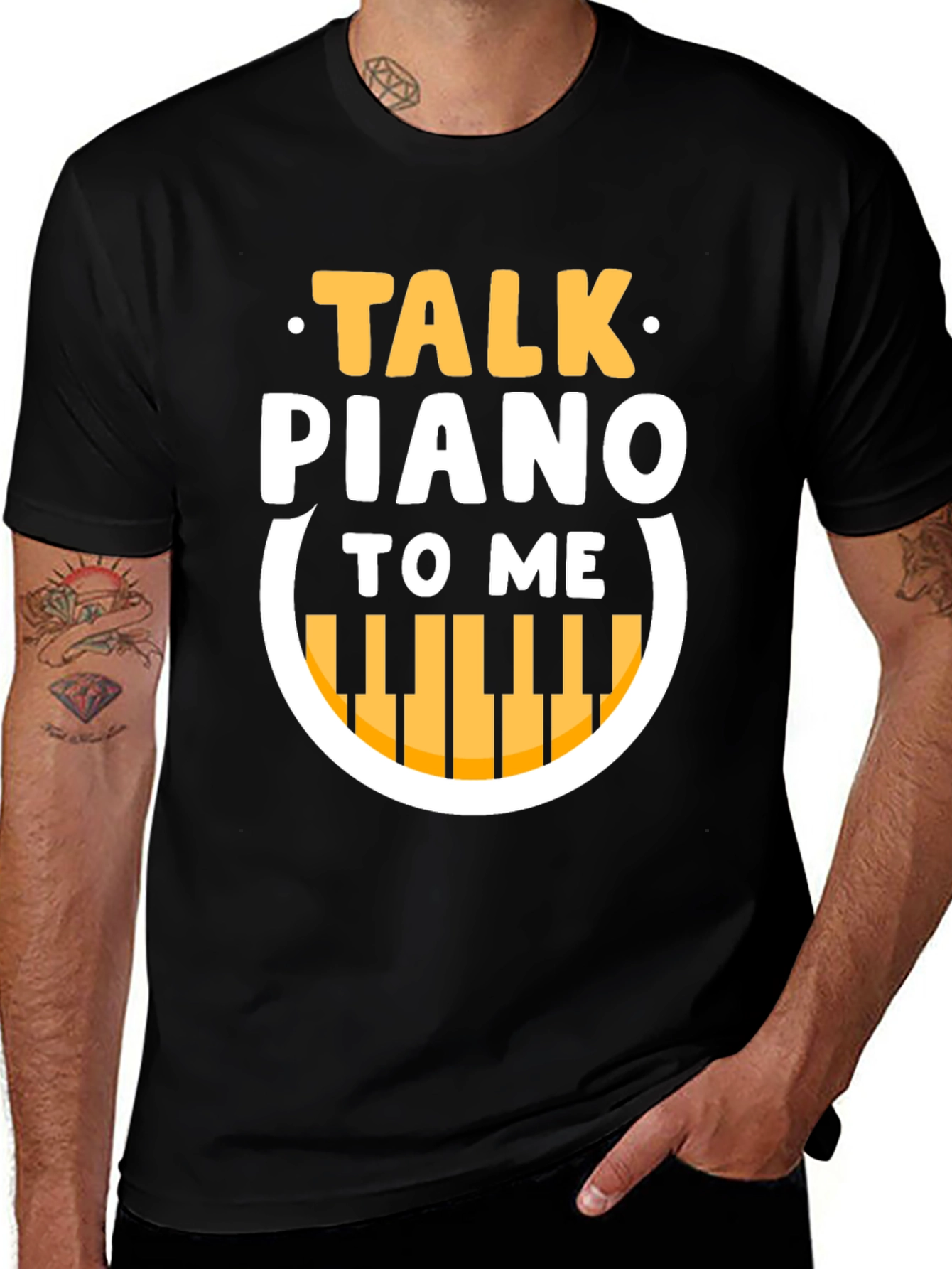 Talk Piano To Me Graphic T-Shirt