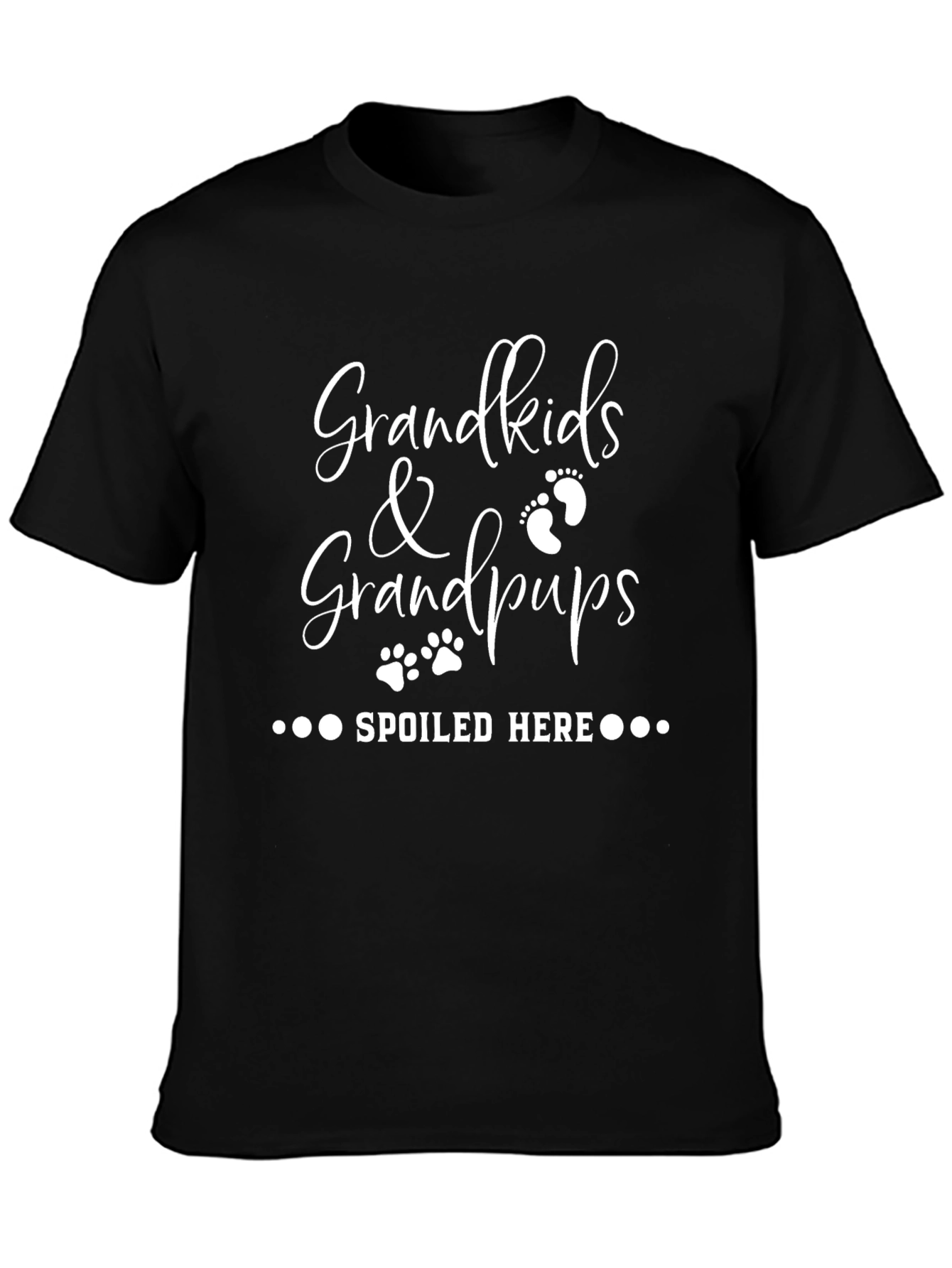 Grandkids & Grandpups Spoiled Here T-Shirt