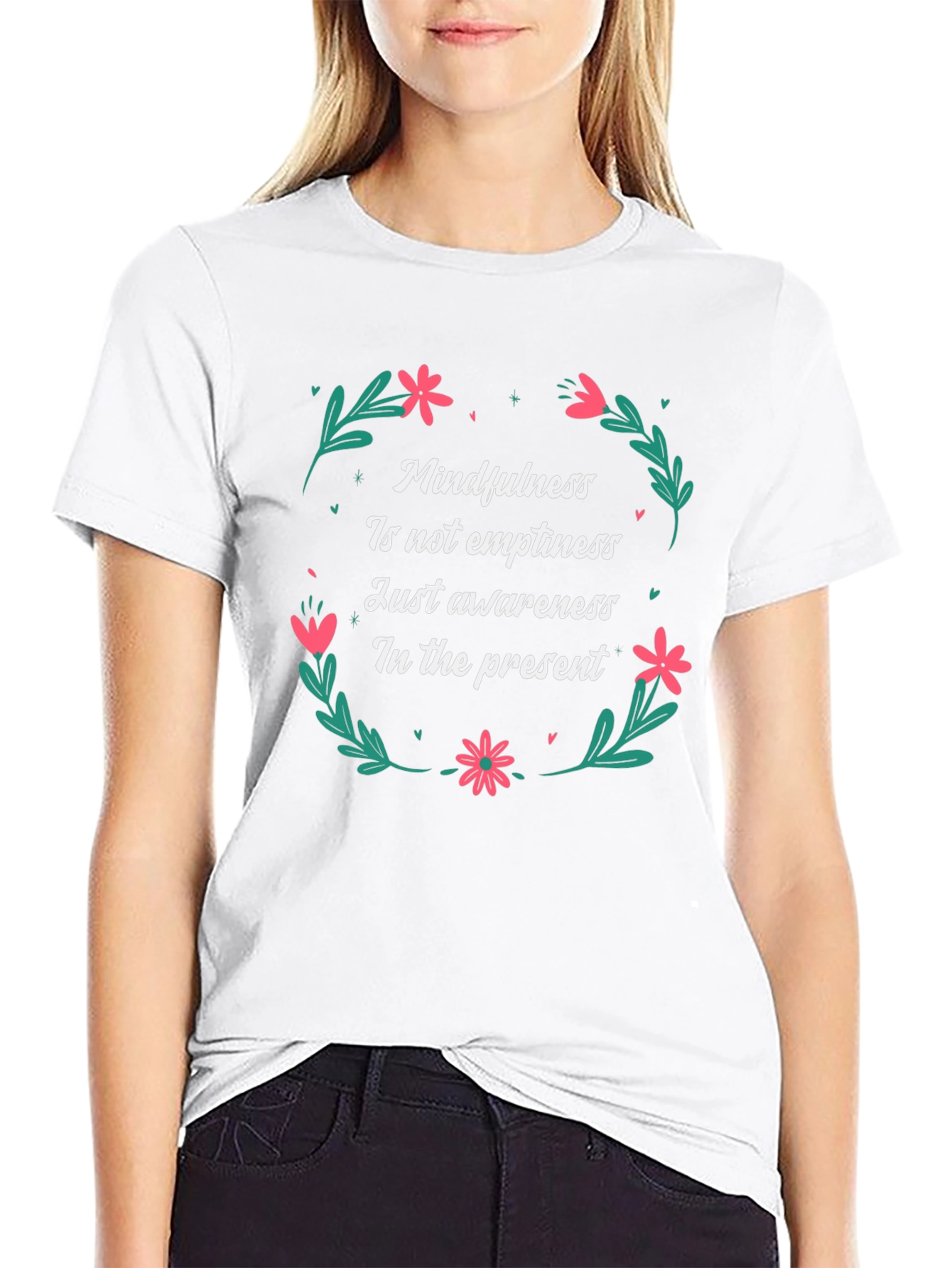 Mindfulness T-Shirt - Present Moment Awareness Tee
