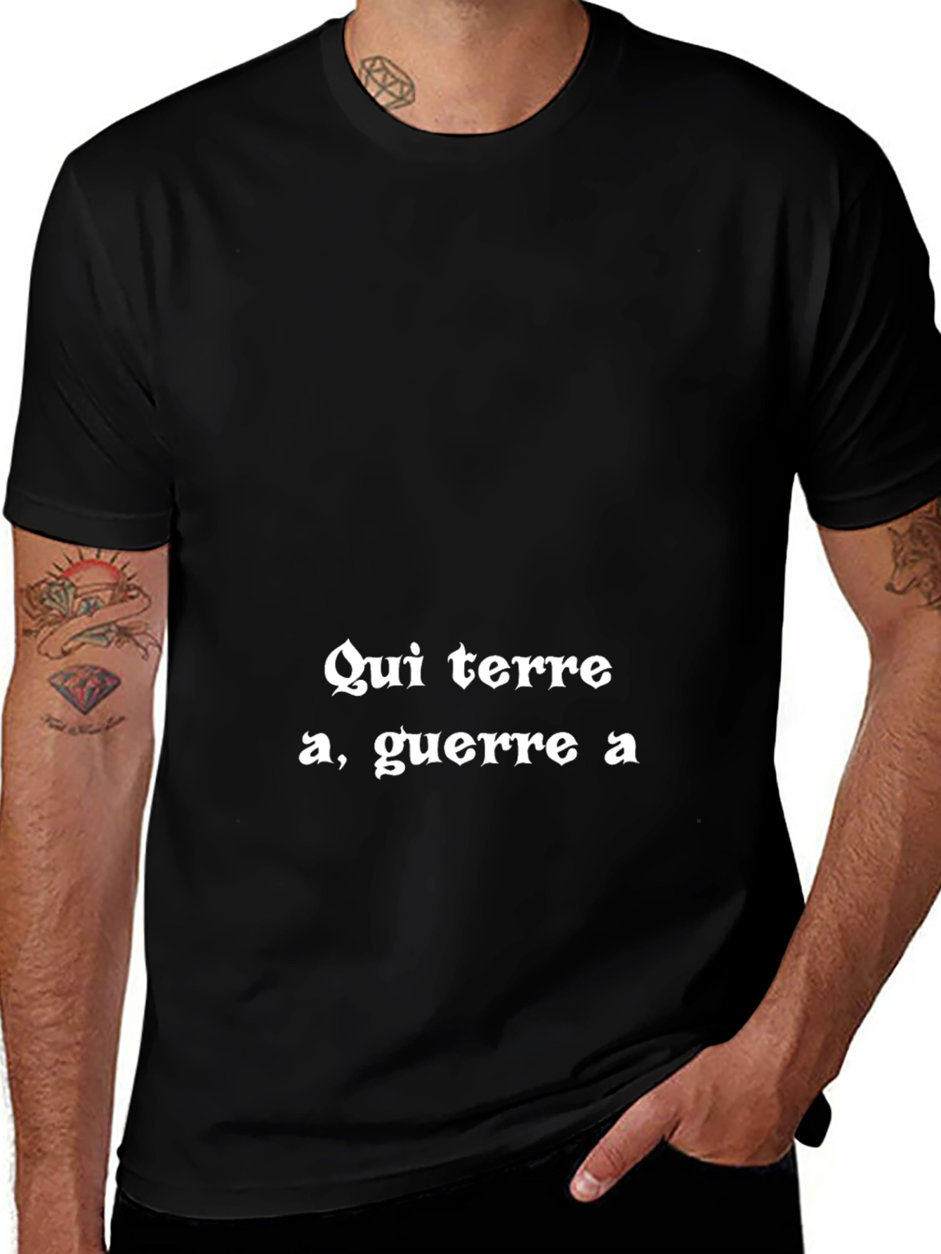 Qui terre a guerre a T-Shirt