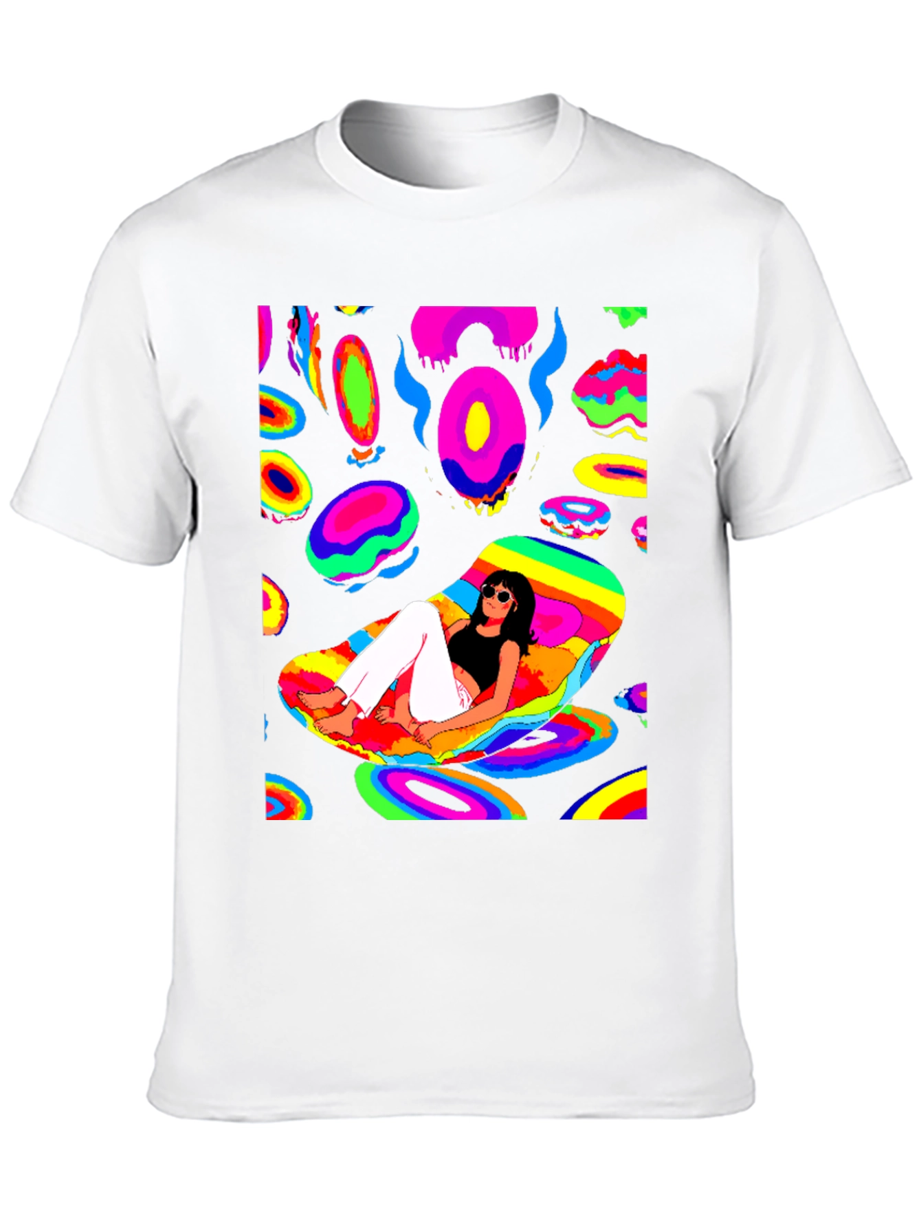 Psychedelic T-Shirt - Black Graphic Tee