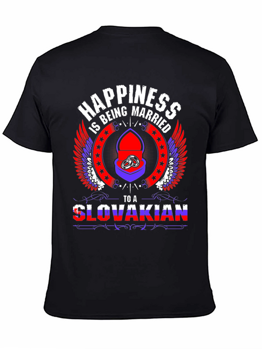 Happiness Is Being Married to a Slovakian T-Shirt