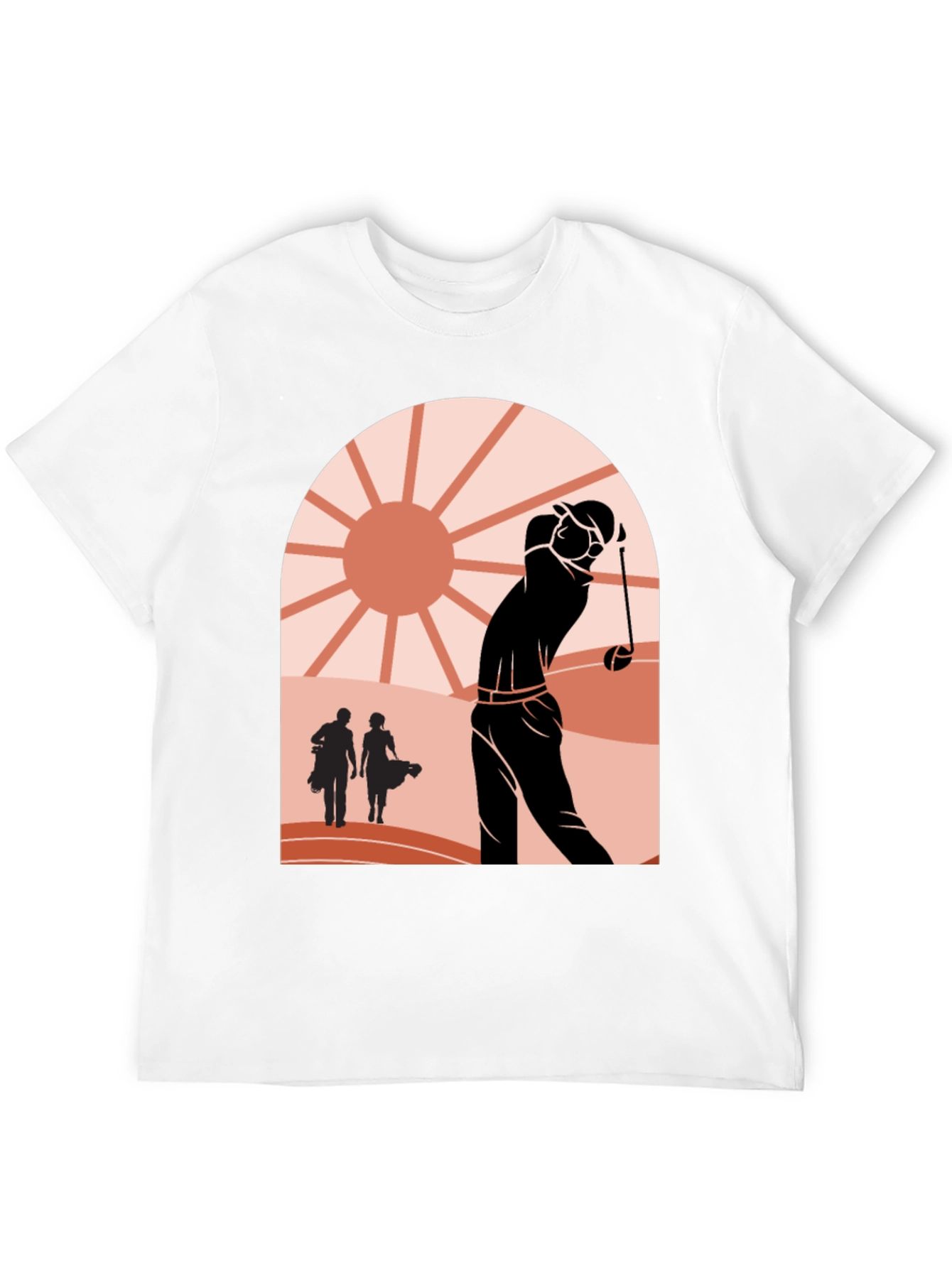 Retro Golf Scene Graphic Tee
