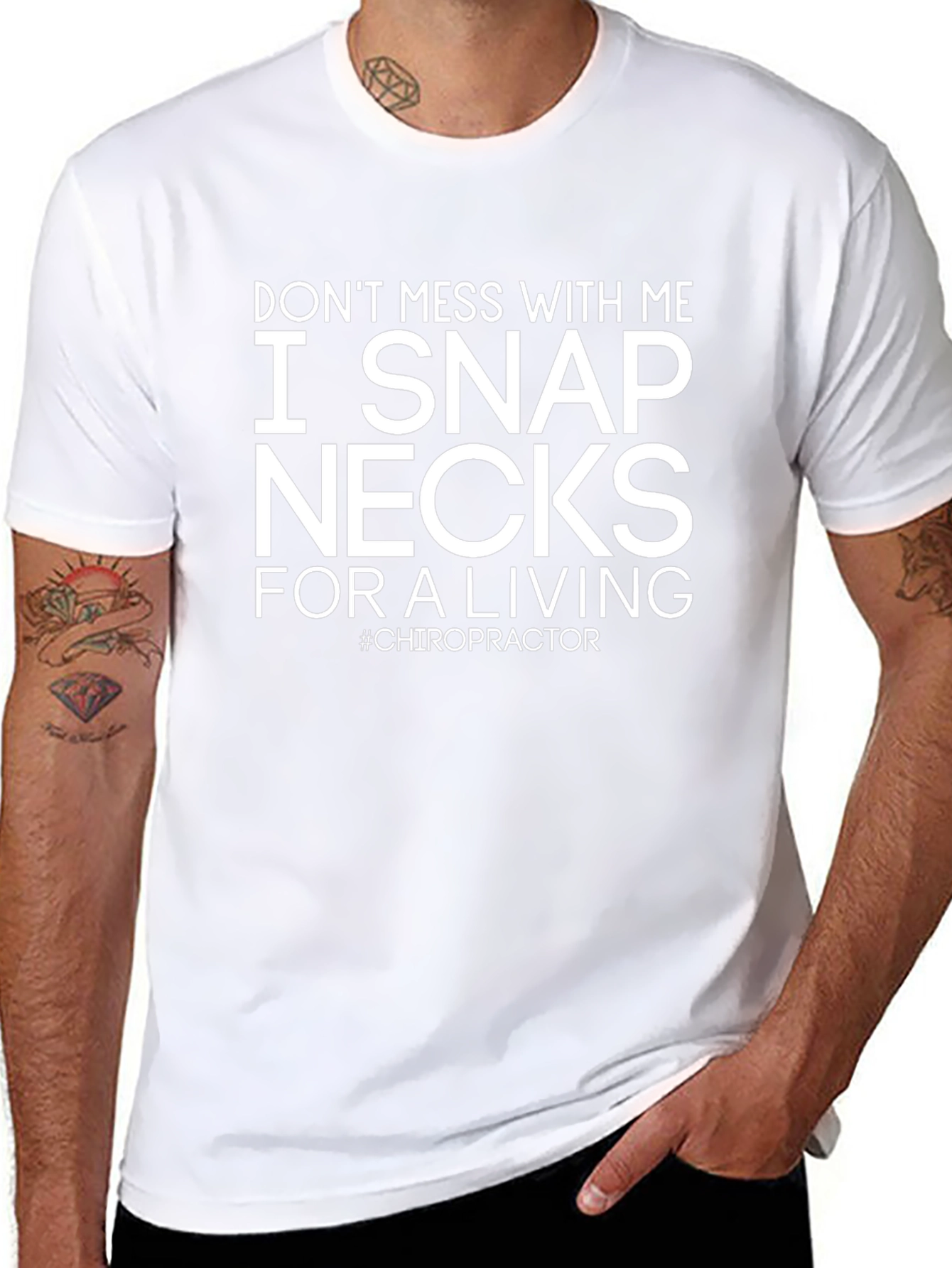 I Snap Necks T-Shirt - Chiropractor Humor