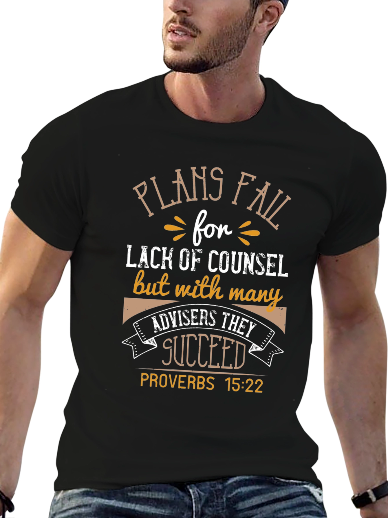 Plans Fail Proverbs 15:22 T-Shirt