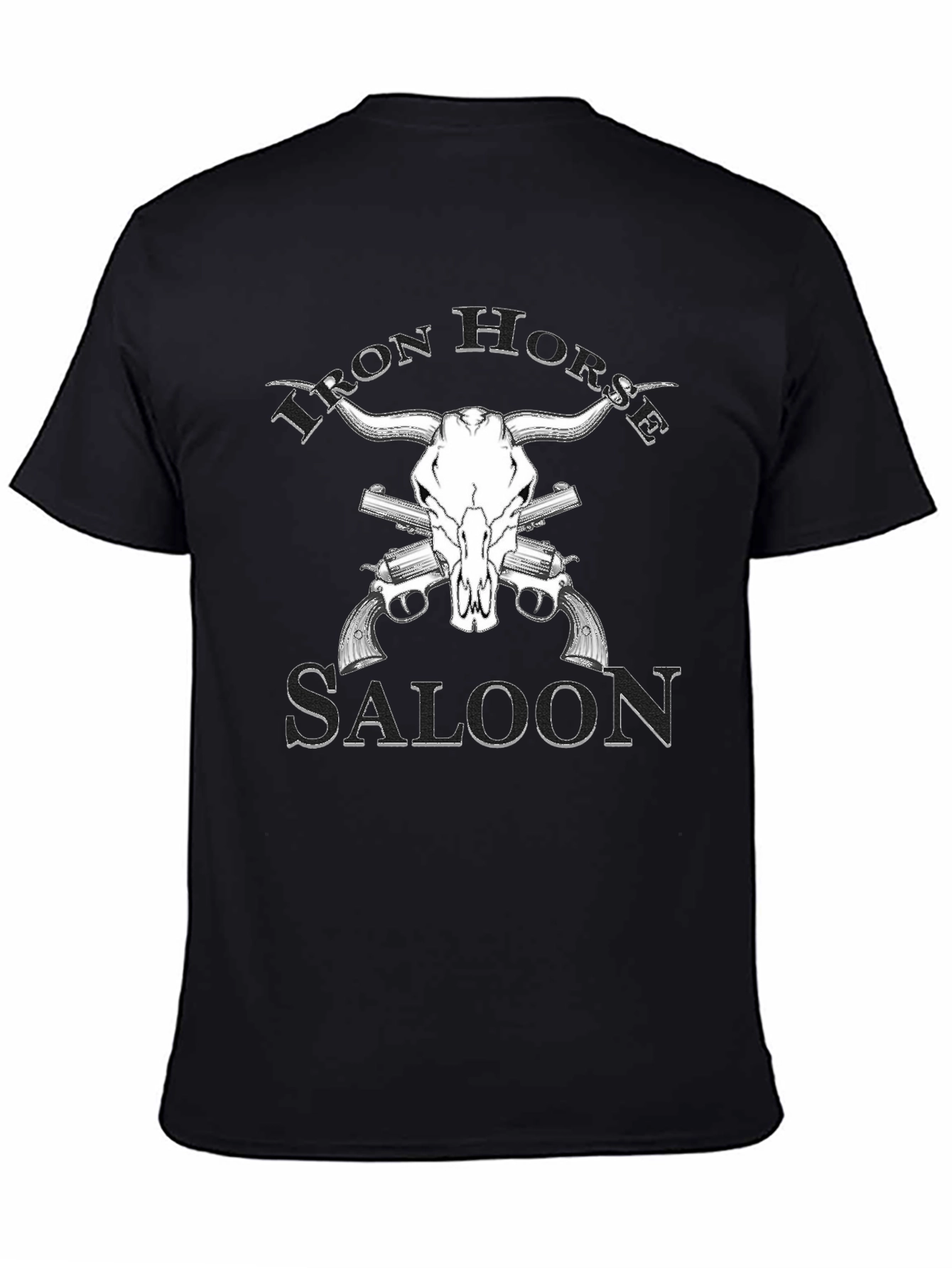 Iron Horse Saloon Graphic T-Shirt - Western Design
