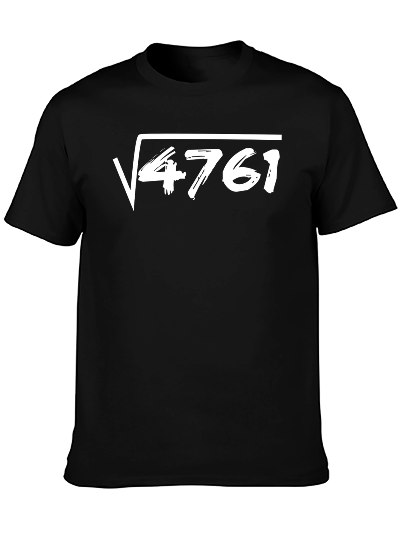 Square Root of 4761 Math Graphic Tee