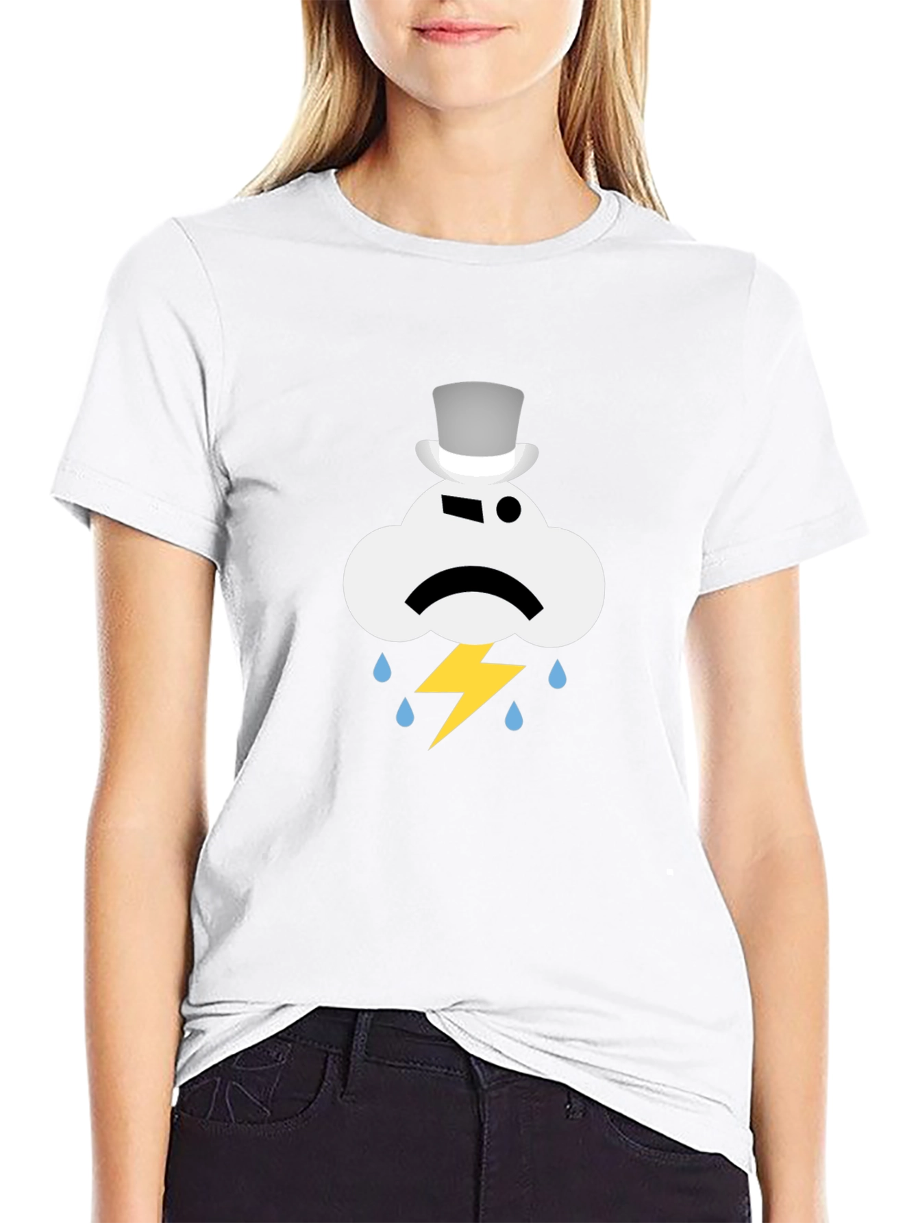 Funny Grumpy Cloud T-Shirt - Weather Humor Tee