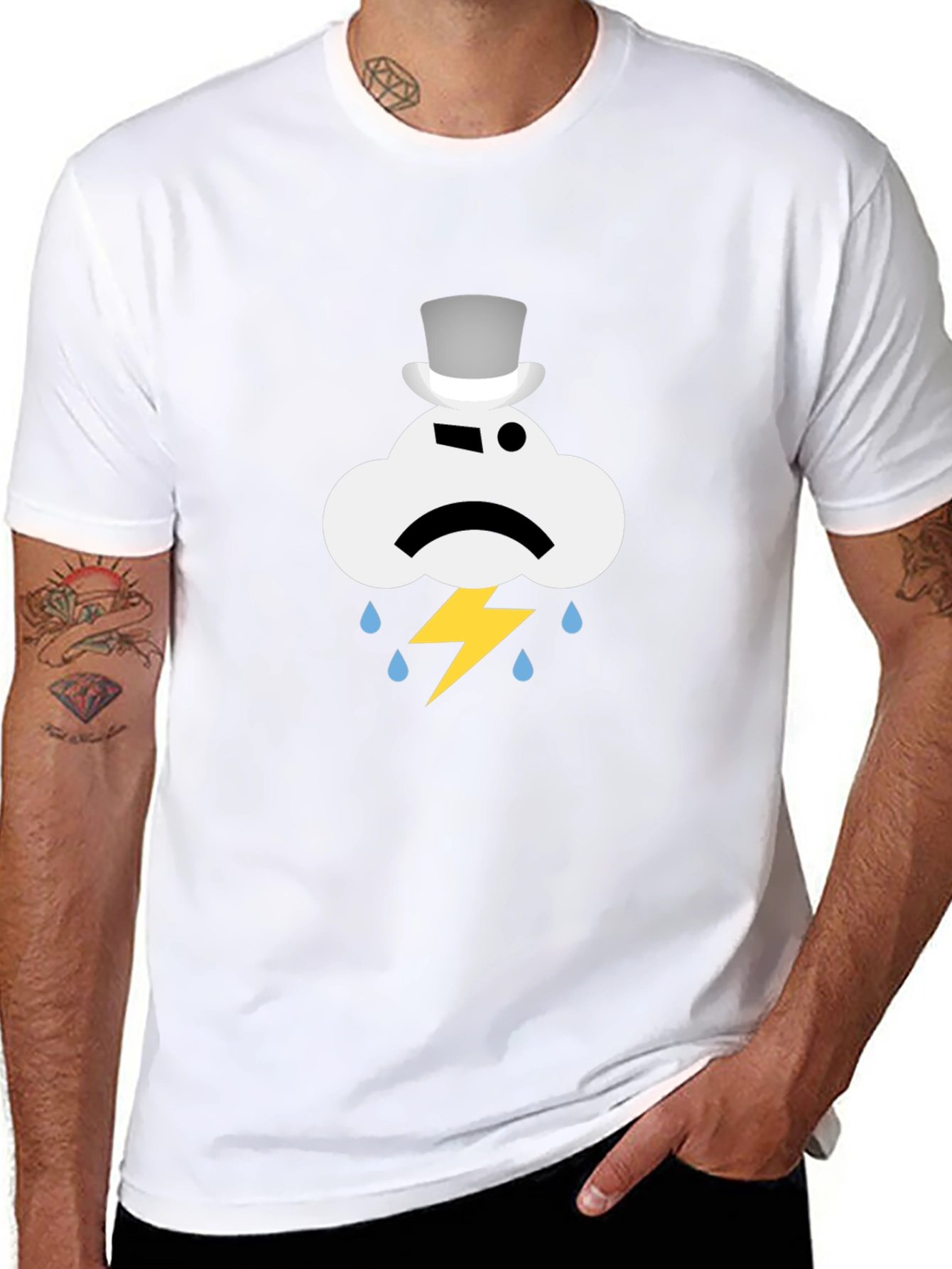 Funny Grumpy Cloud T-Shirt - Weather Humor Tee