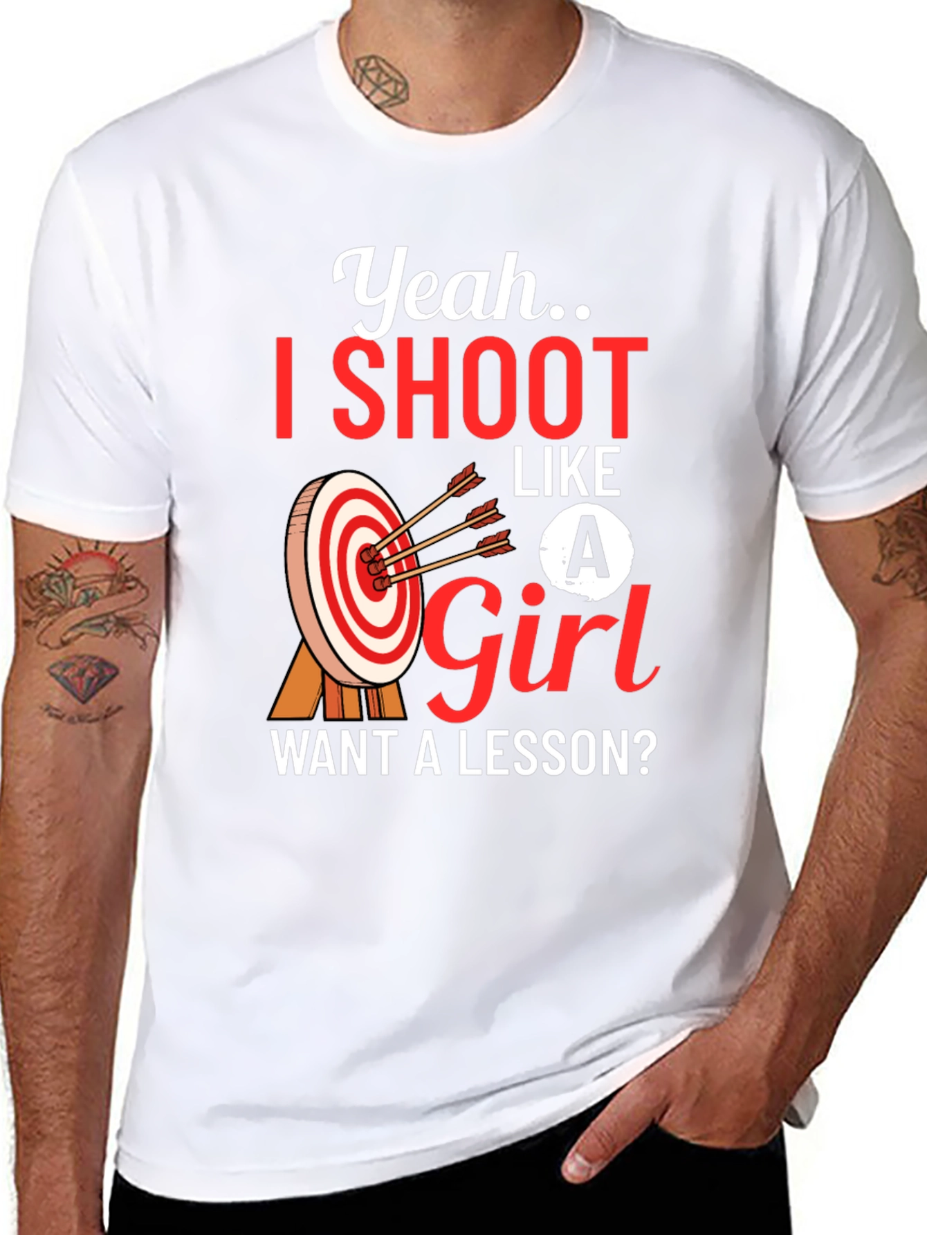 I Shoot Like A Girl T-Shirt